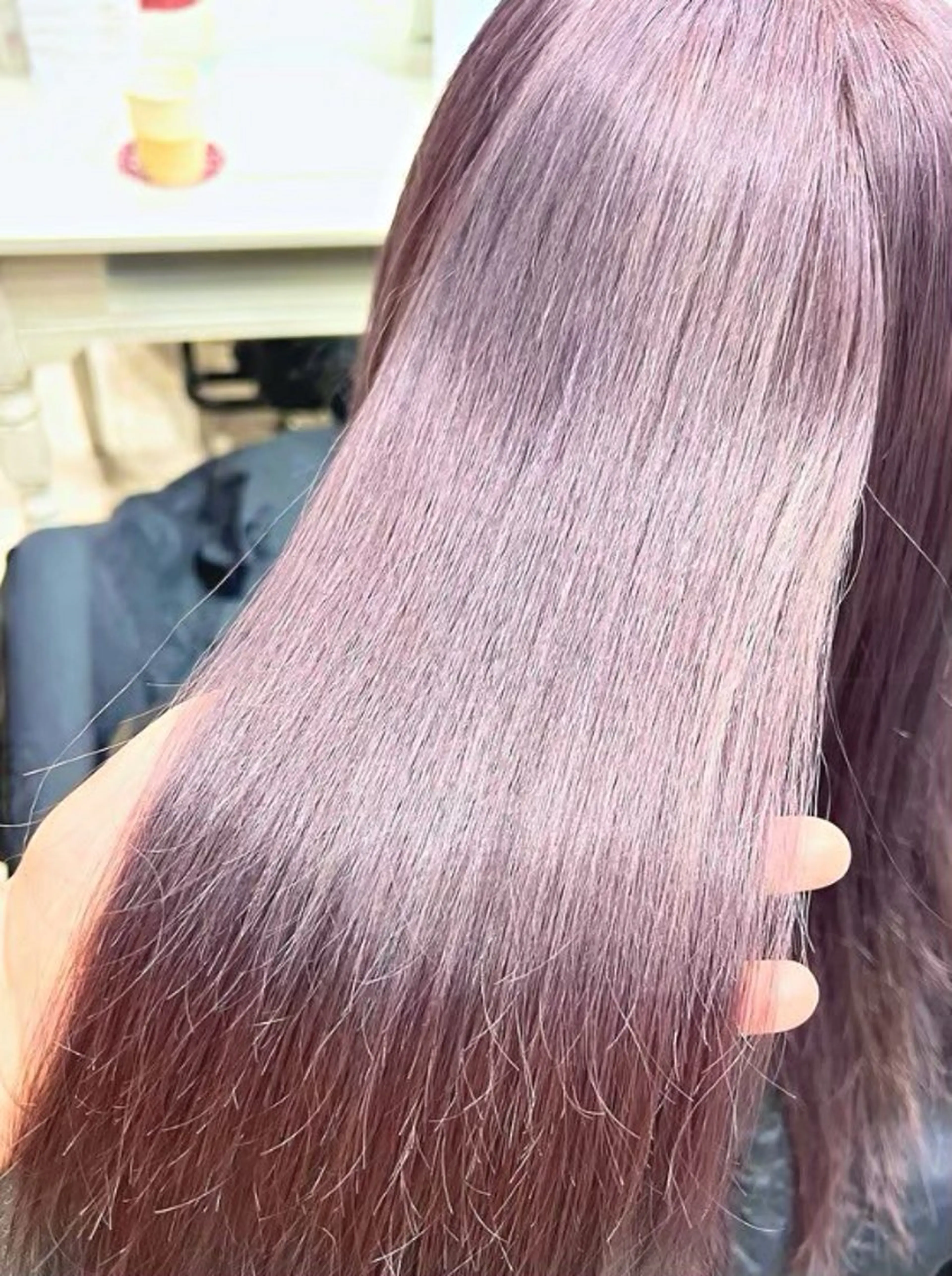 ロング 暖色カラー🩷 ハイトーン🦋/紗矢のヘアスタイル