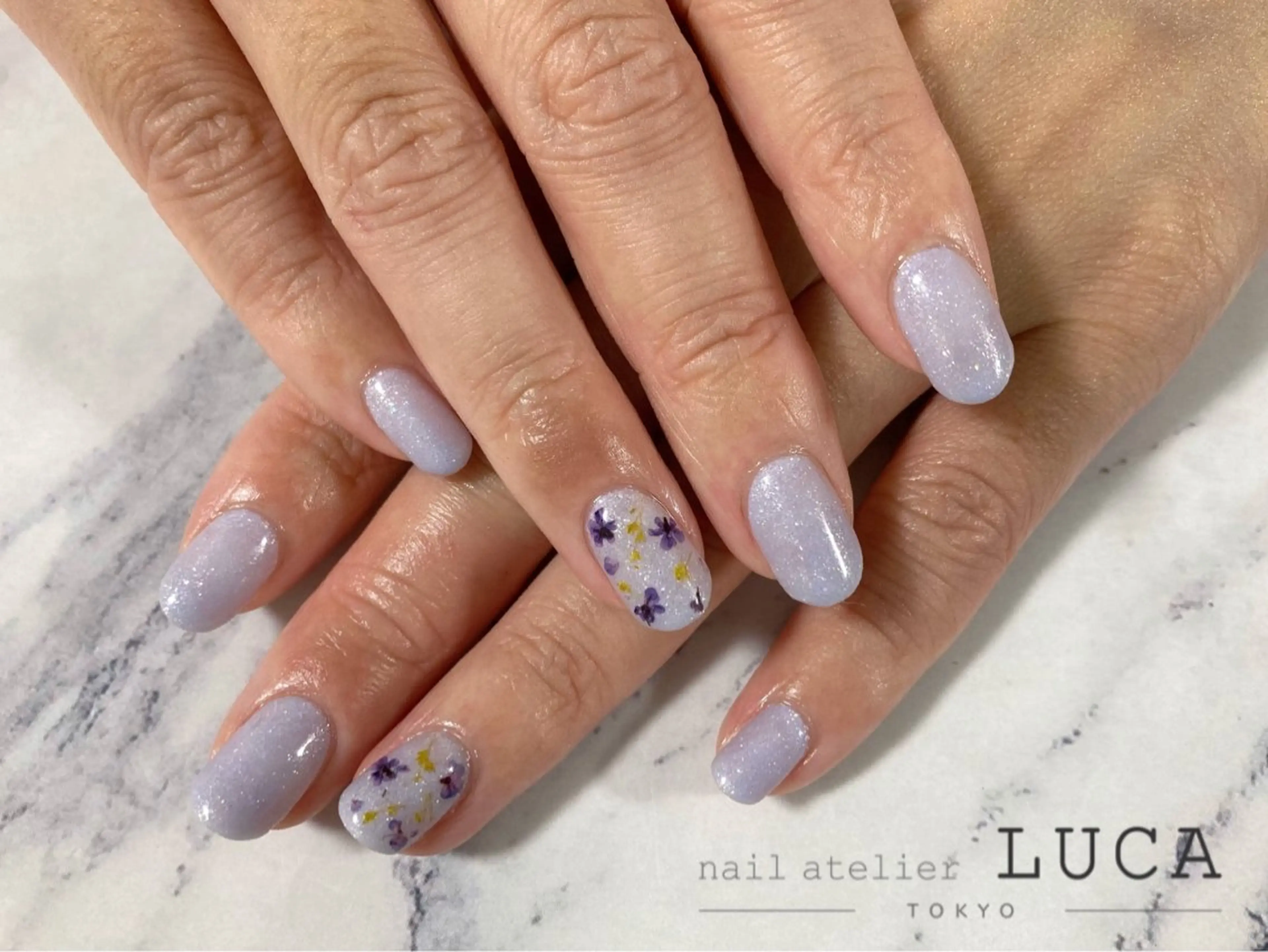 ネイル フレンチネイル ジェルネイル パラジェル ネイルアトリエルカ 米原のネイルデザイン