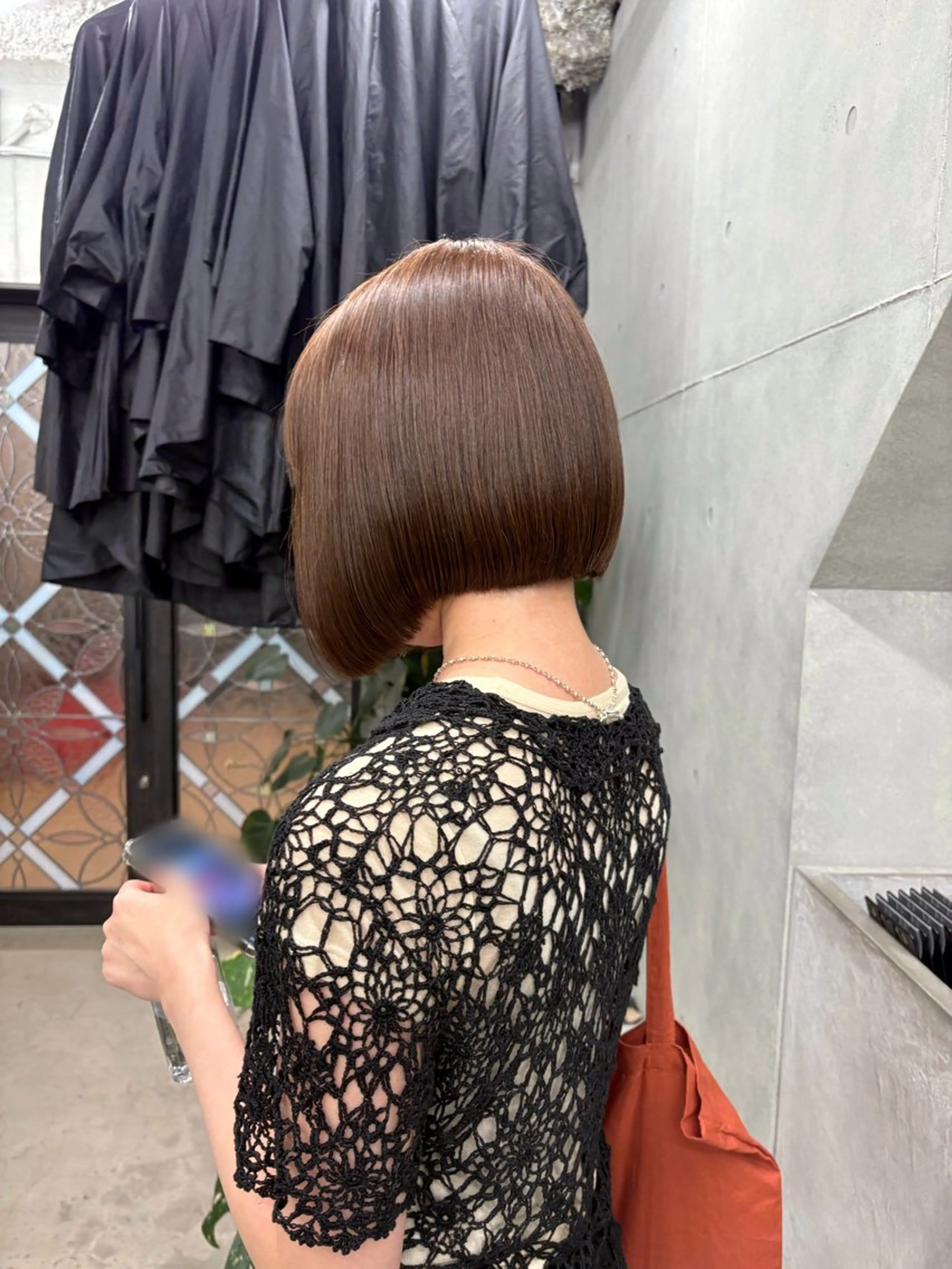 ショート カラー ブラウンカラー ヘーゼル ヘアカラー blink所属・暖色/ブラウン/ 透明感/ゆうかのヘアスタイル