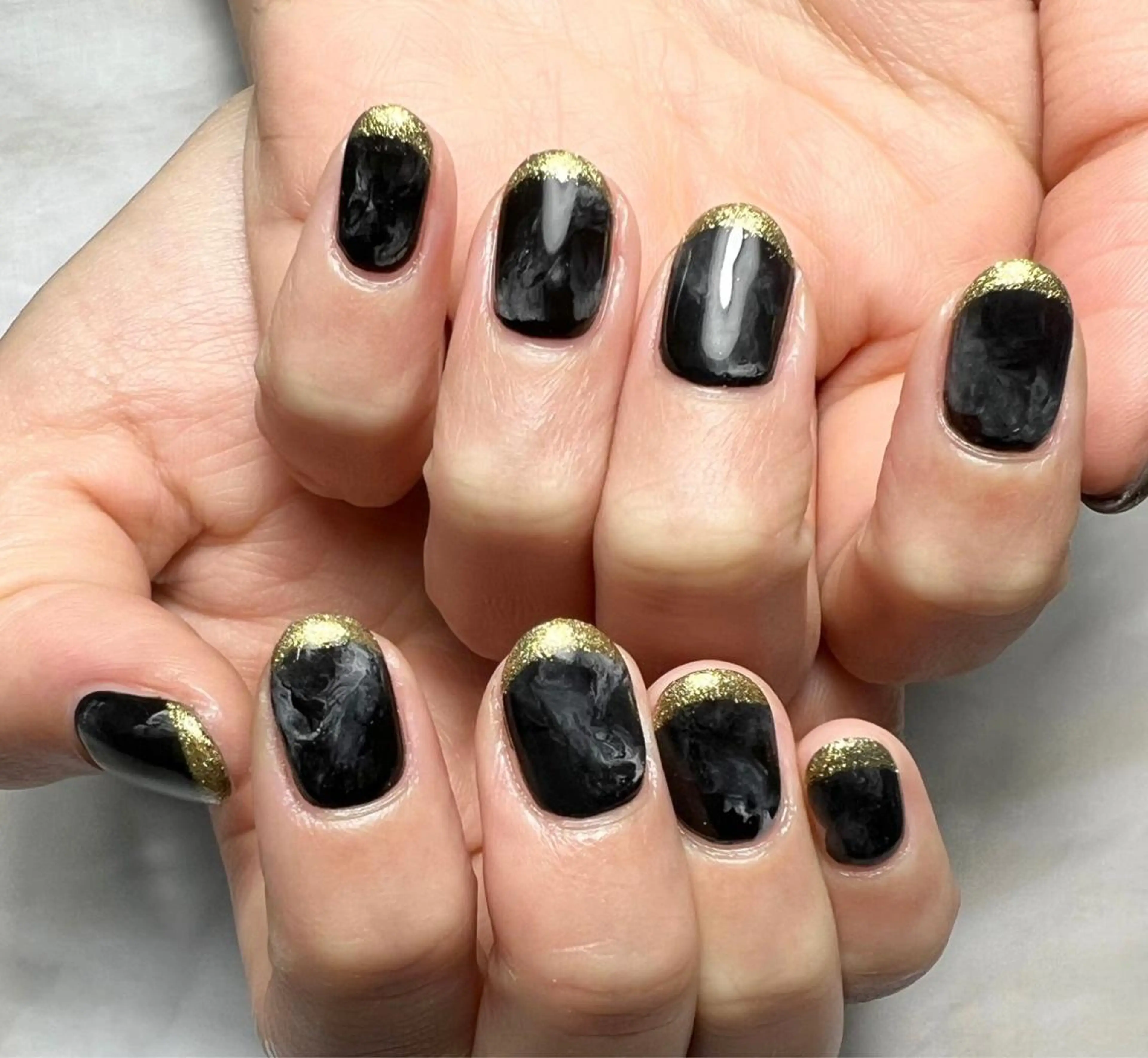 ネイル ゴールド 持ち込み Kanna Yuki カンナユキのネイルデザイン