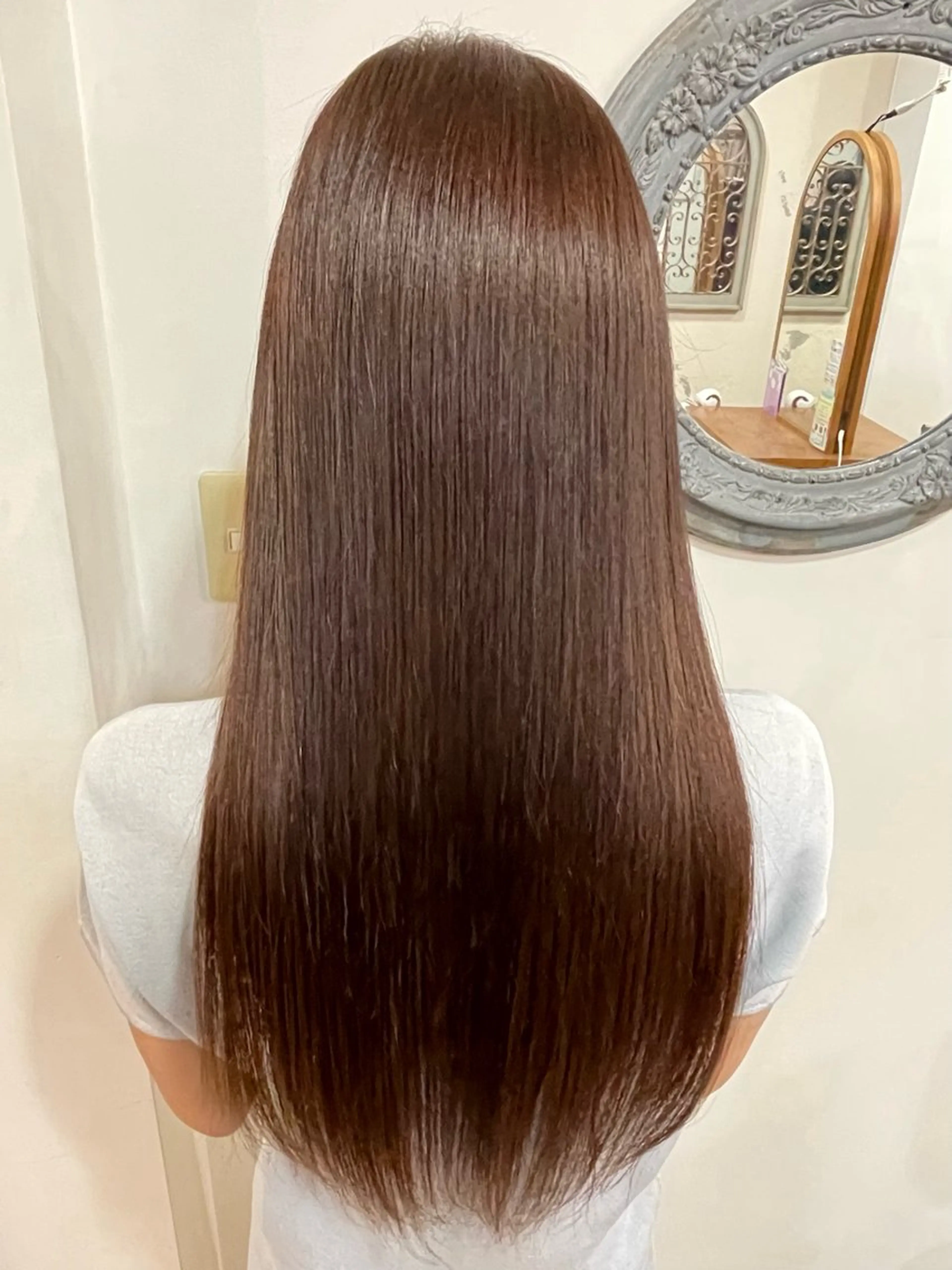 ロング 髪質改善カラー＆ 縮毛矯正　石井良平のヘアスタイル