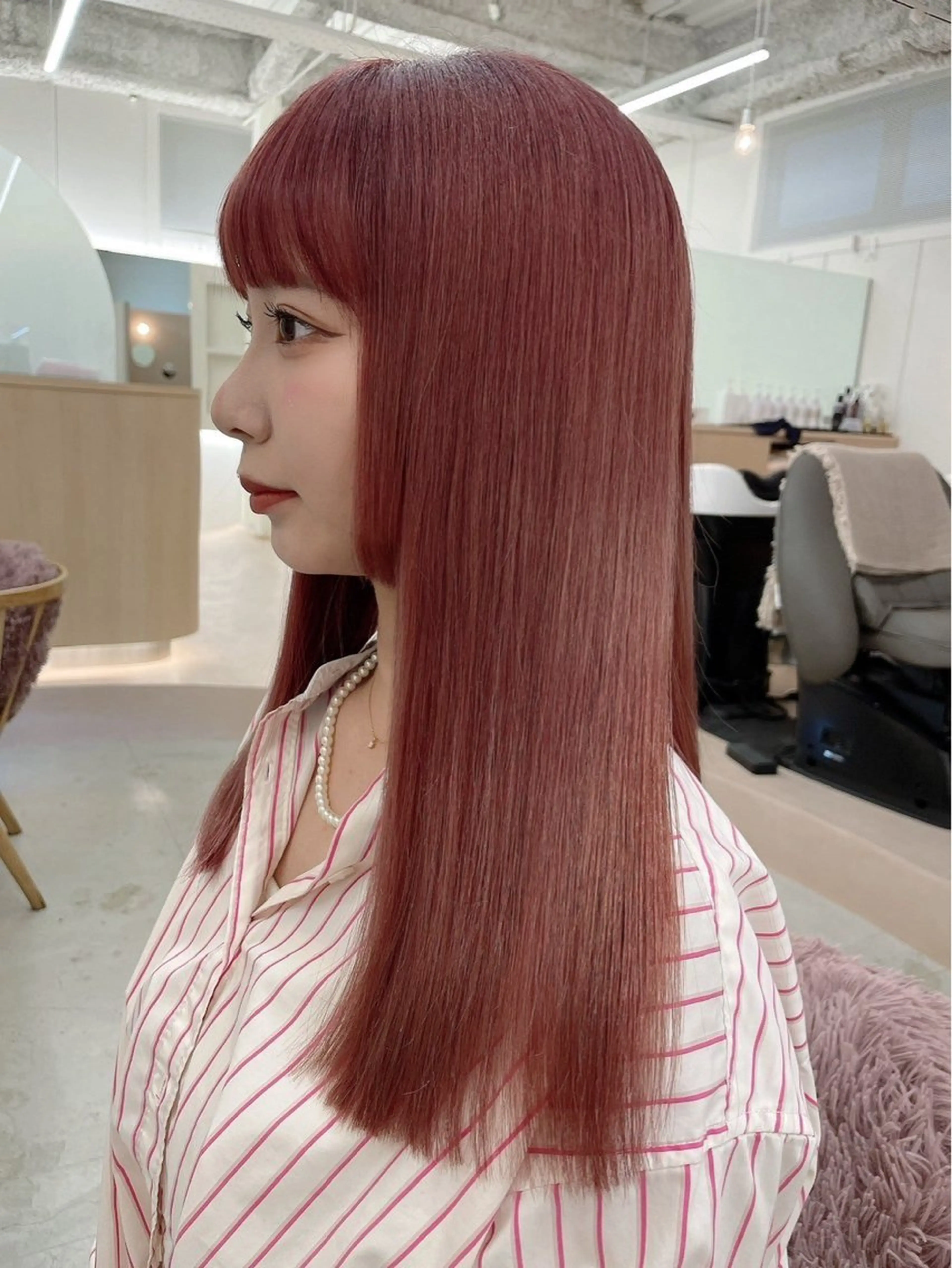 【ダブルカラー】前髪カット+ダブルカラー (フルブリーチ)の写真