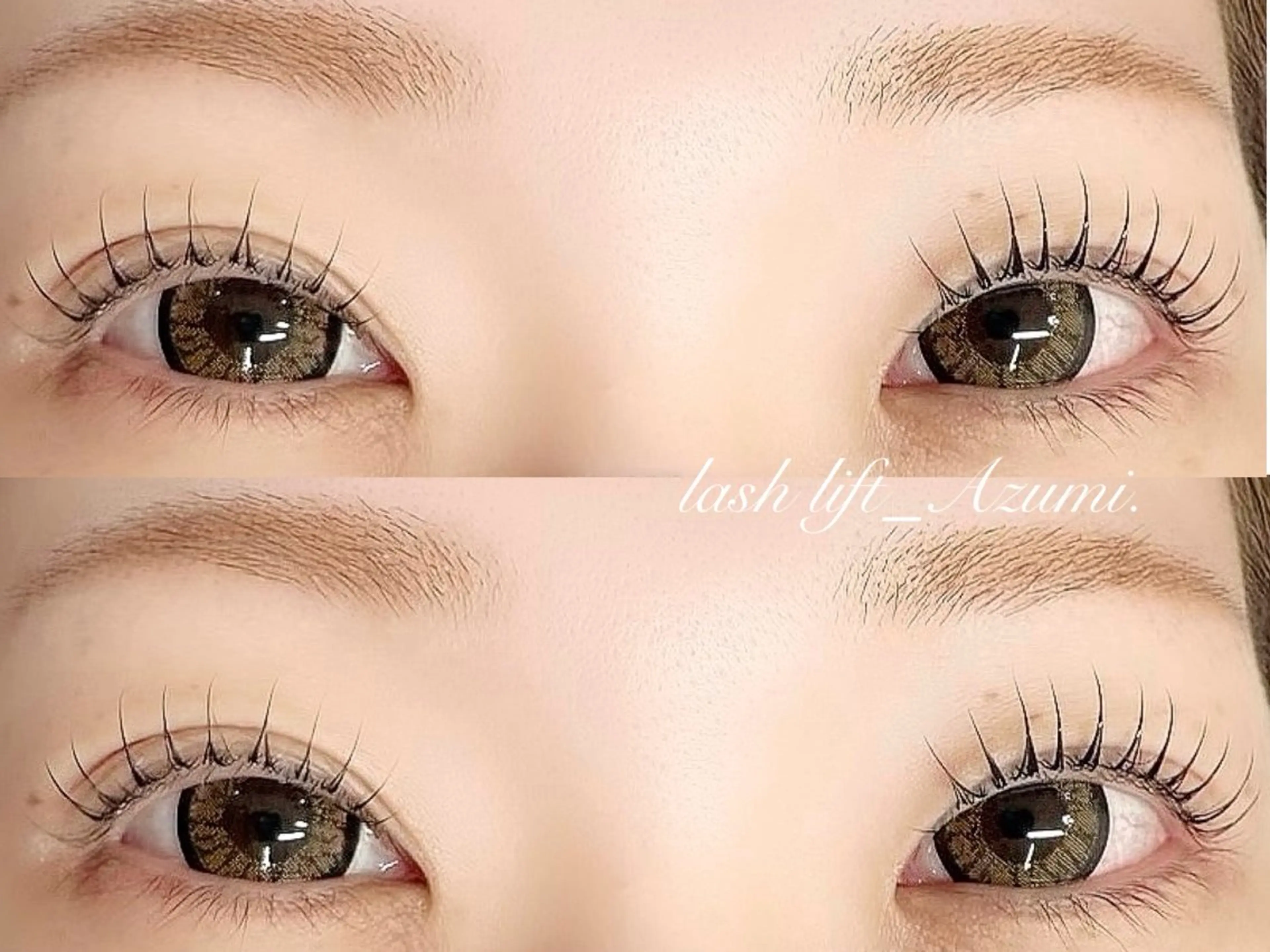 マツエク・マツパ まつげパーマ 美容室Puo-du所属・. Azumi.のマツエク・マツパデザイン