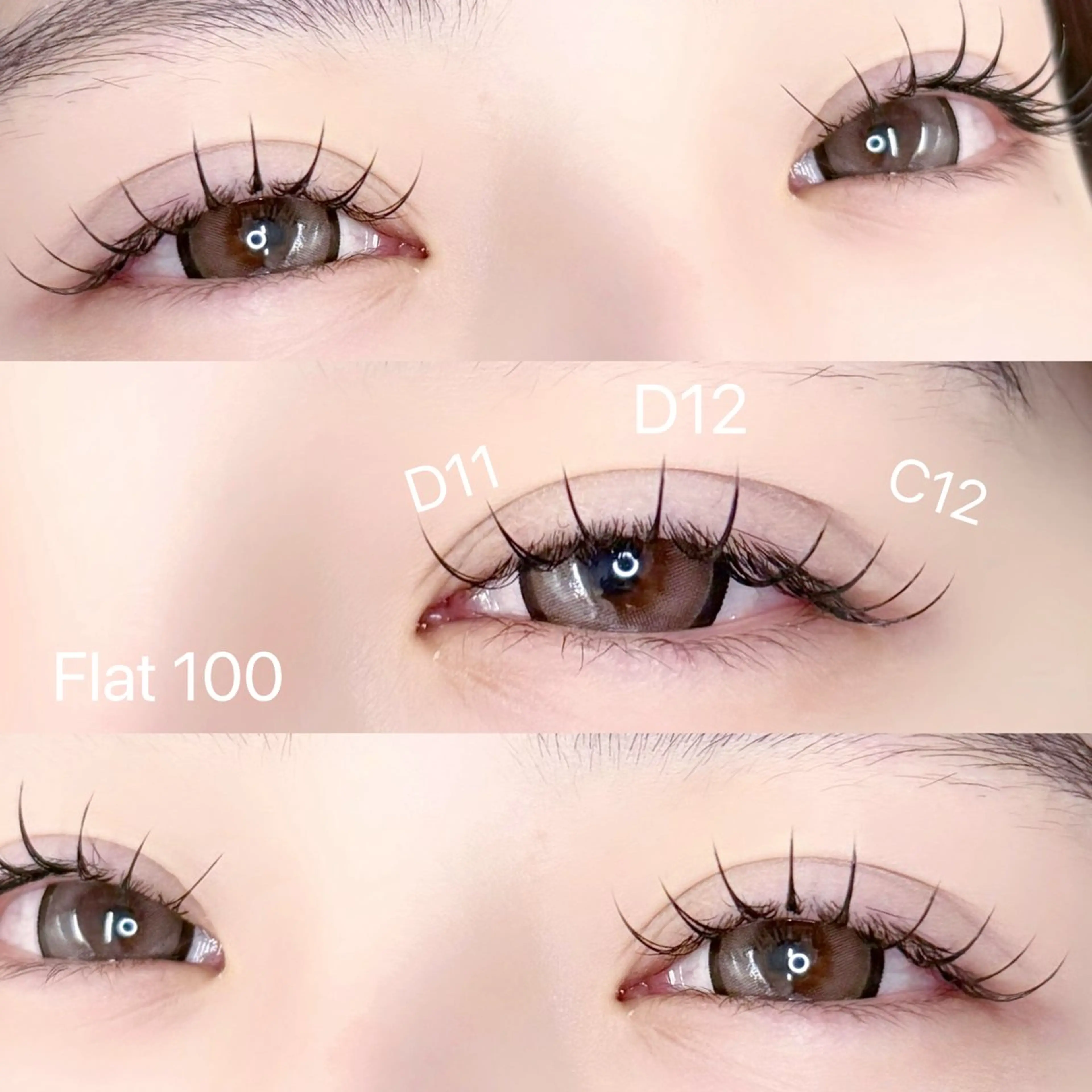 マツエク・マツパ フラットラッシュ マツエク ゆいな 💖のマツエク・マツパデザイン