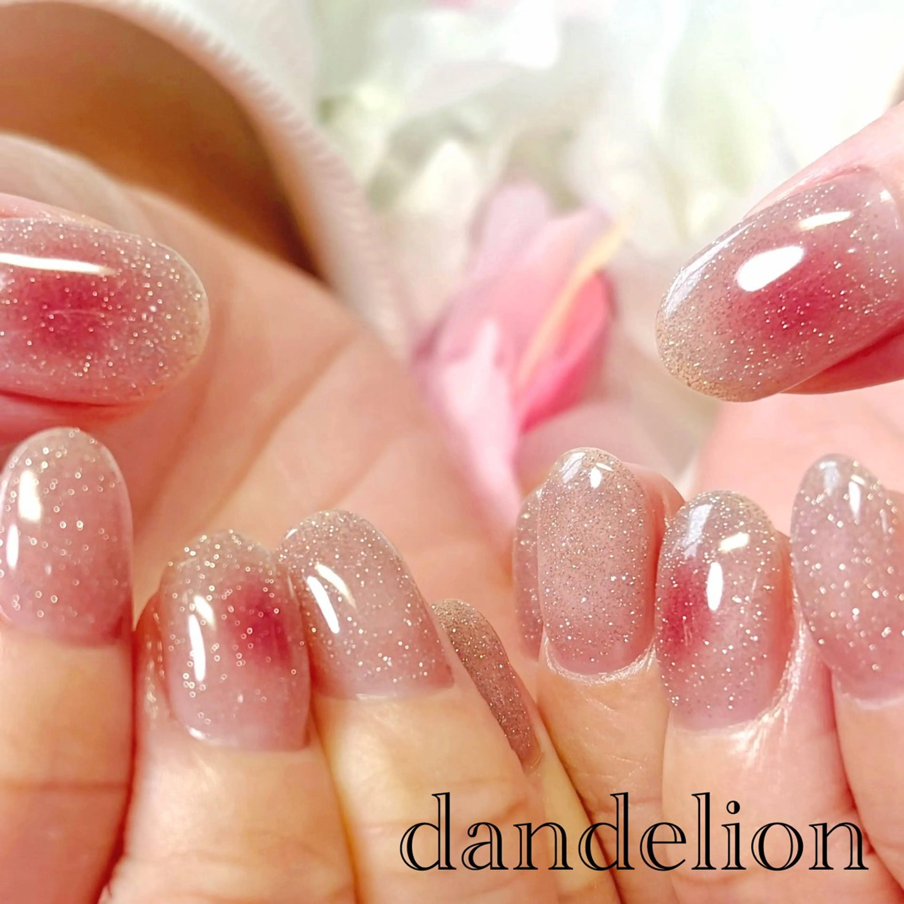 ネイル ハンドネイル ハンドケア dandelion ダンデライオンのネイルデザイン