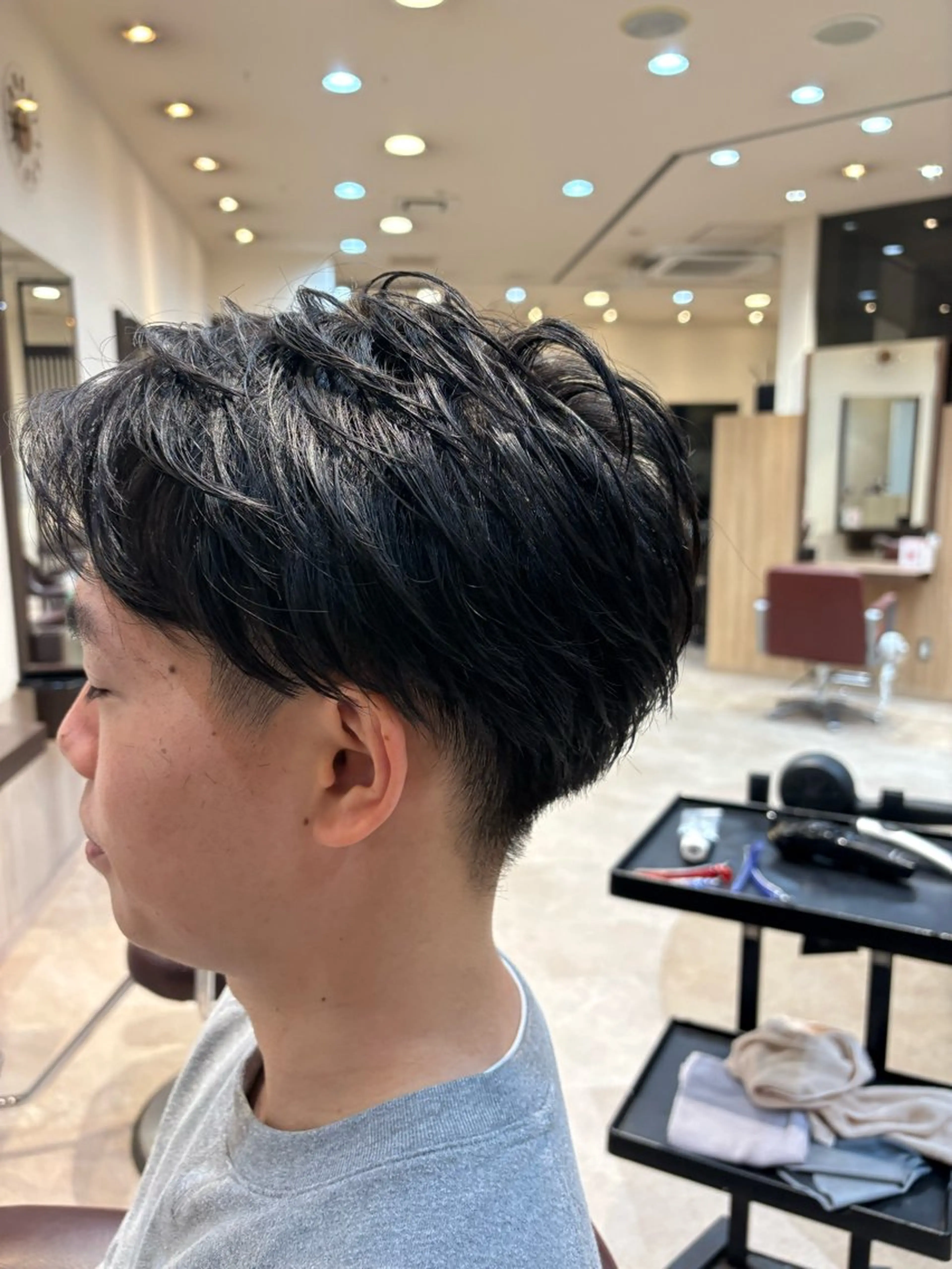 ショート メンズ カット 木村 柊斗のヘアスタイル
