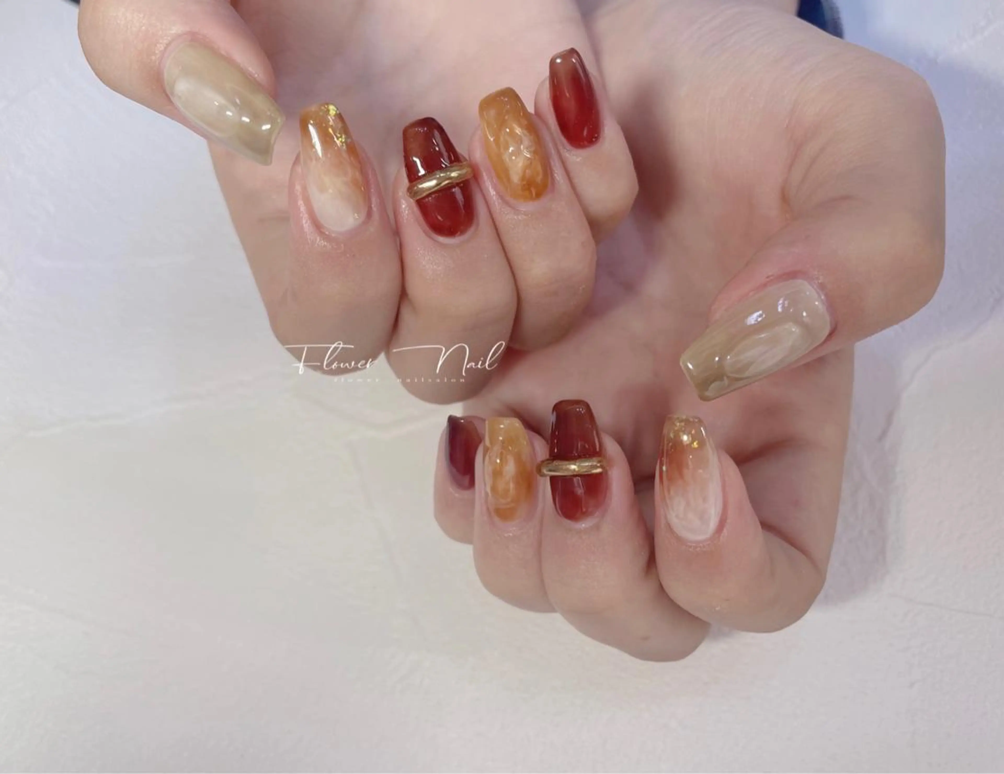 🎊ニュアンス ネイル🎊90分コース持ち込みデザイン可能*ソフトジェルオフ+550円の写真