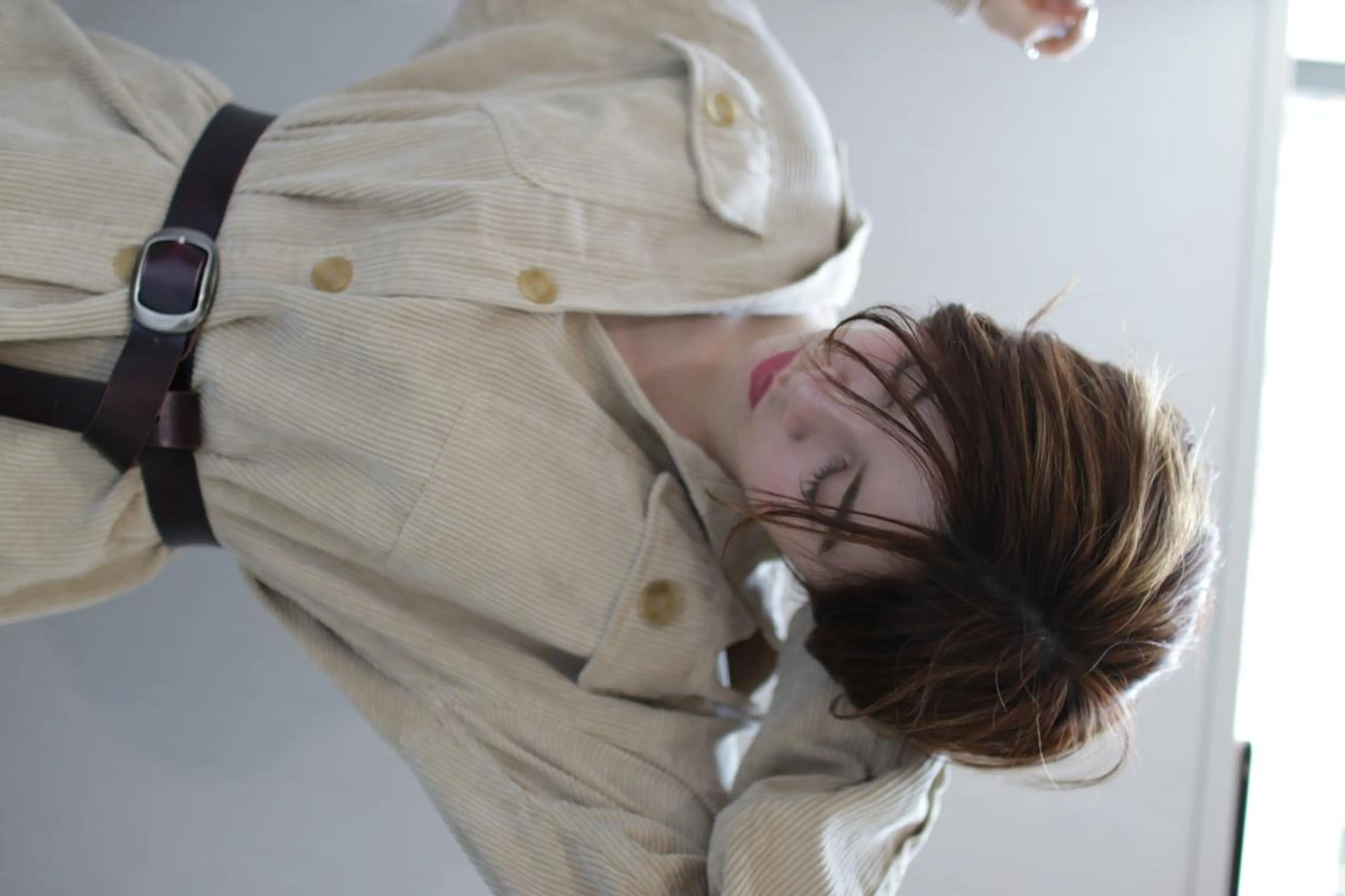 ショート カラー 鍵山 千秋のヘアスタイル