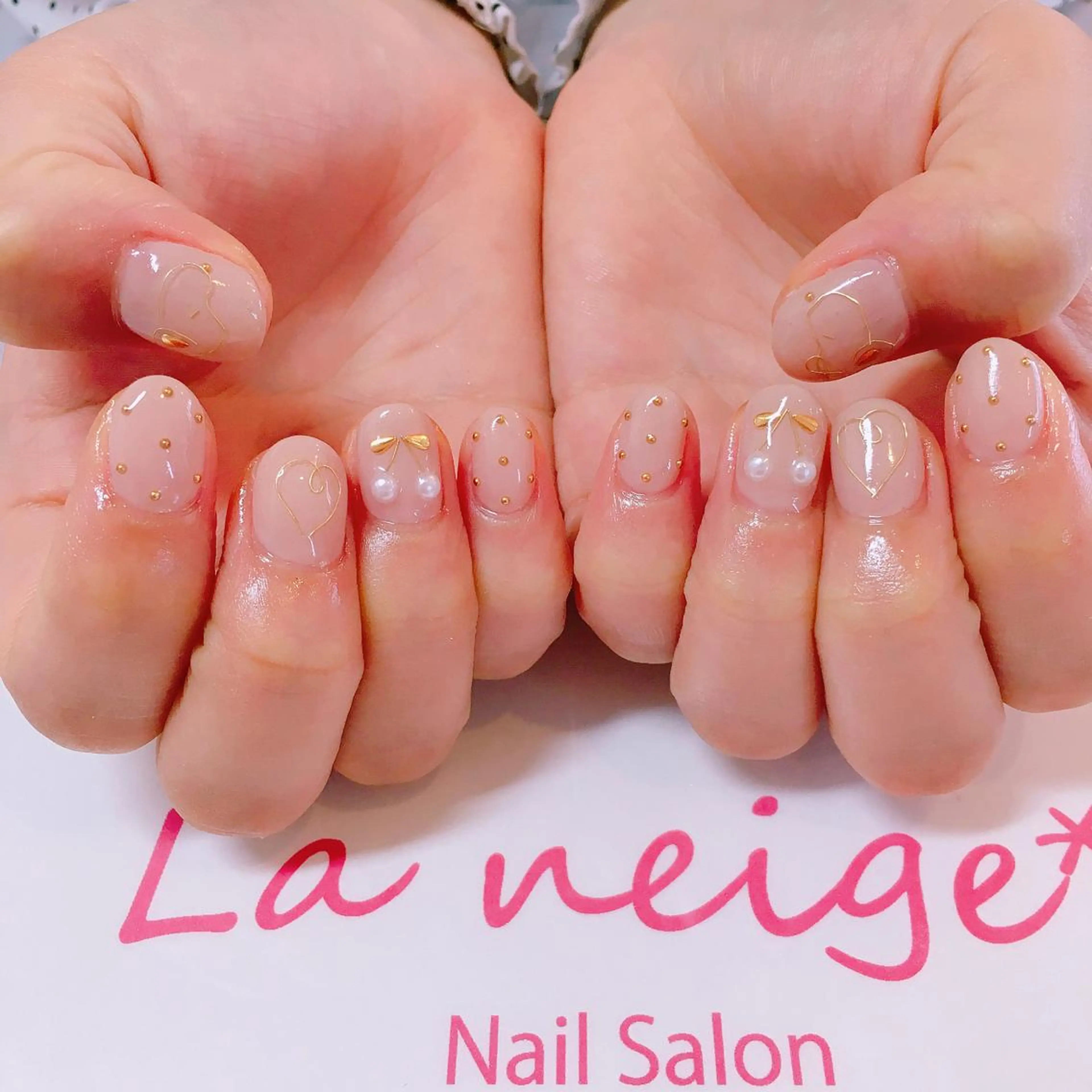 ネイル La neige* yuki 🥯🍑のネイルデザイン