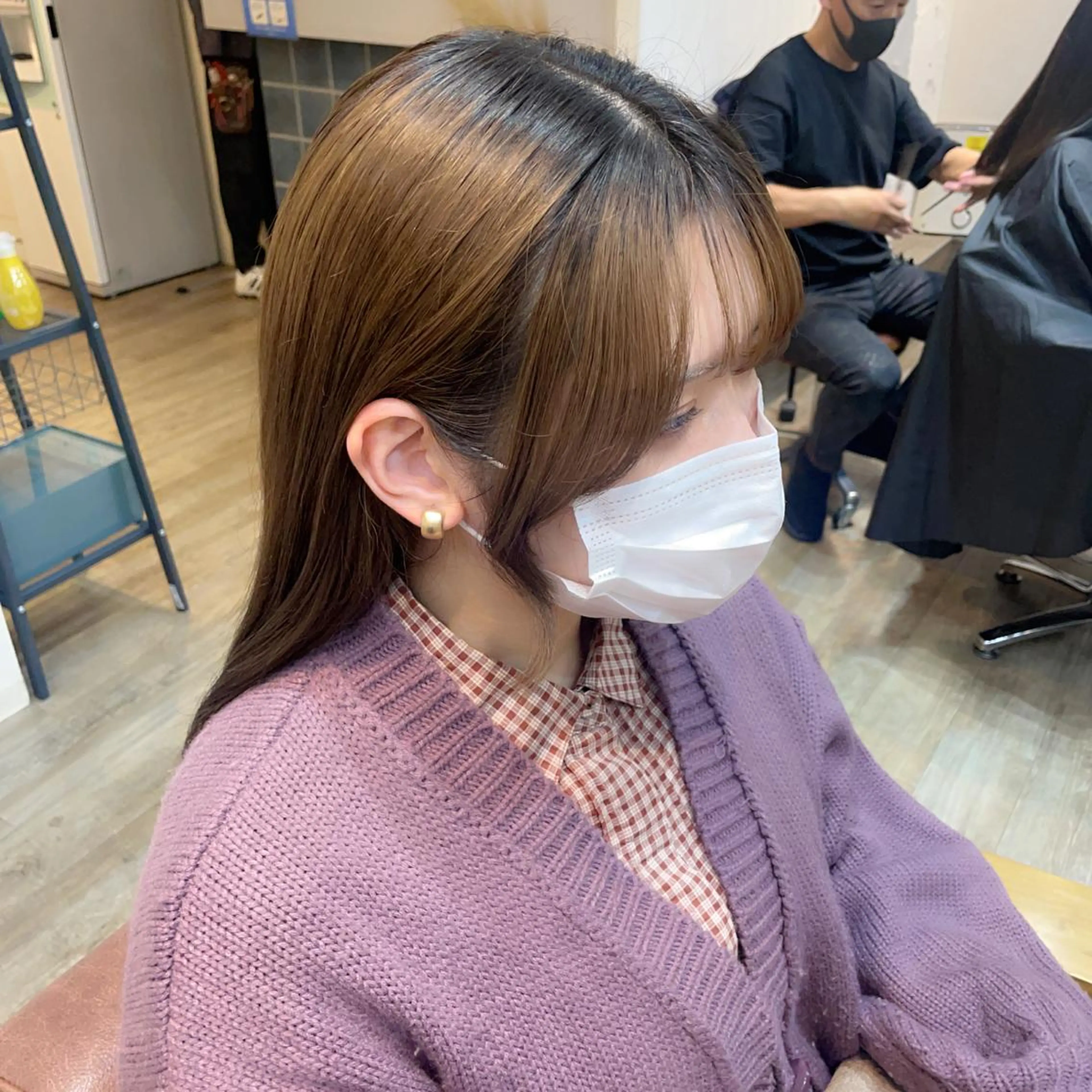 ロング 韓国風ヘア カット 🕊miki モテ髪🫧のヘアスタイル