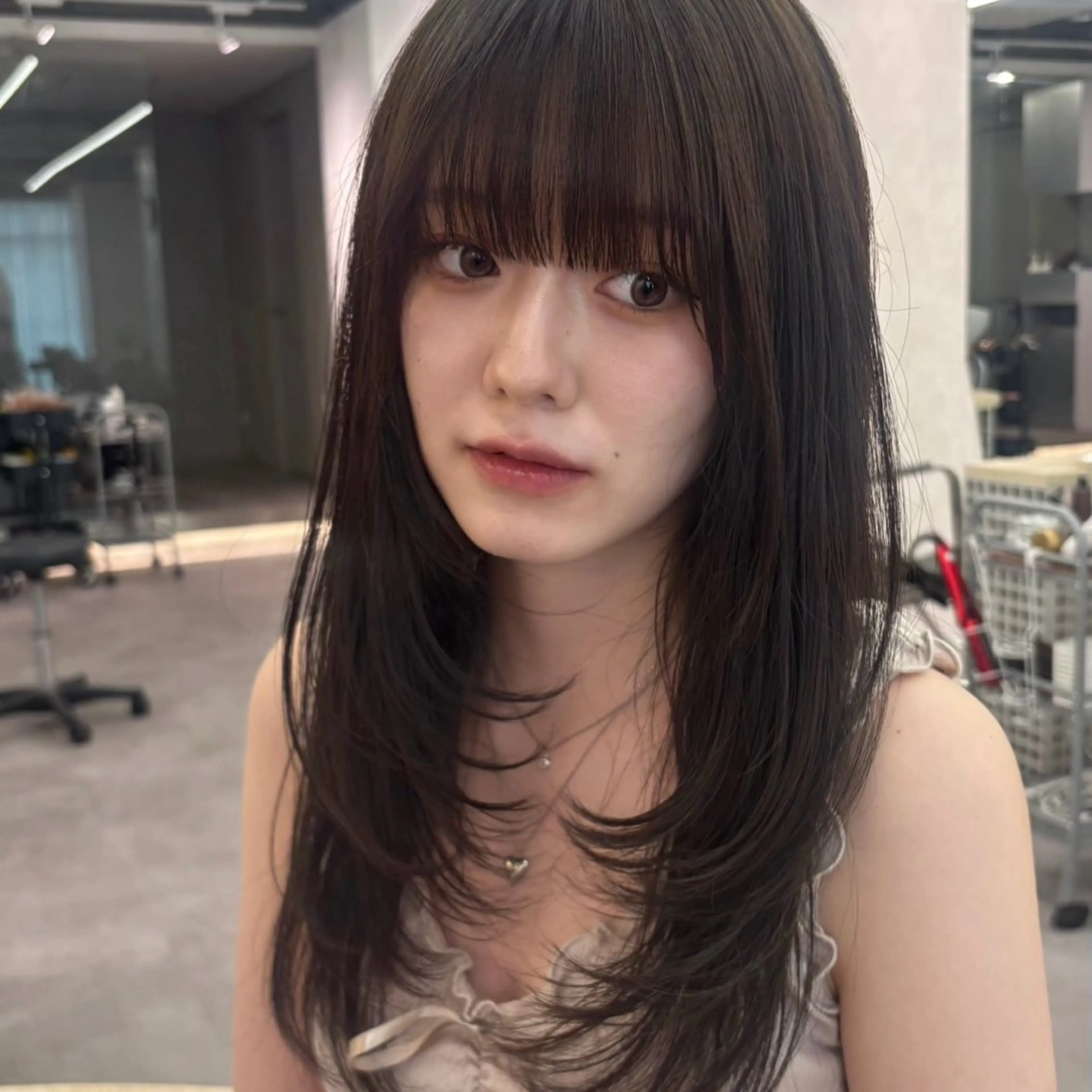 ロング 透明感カラー/ レイヤー🪽千優のヘアスタイル