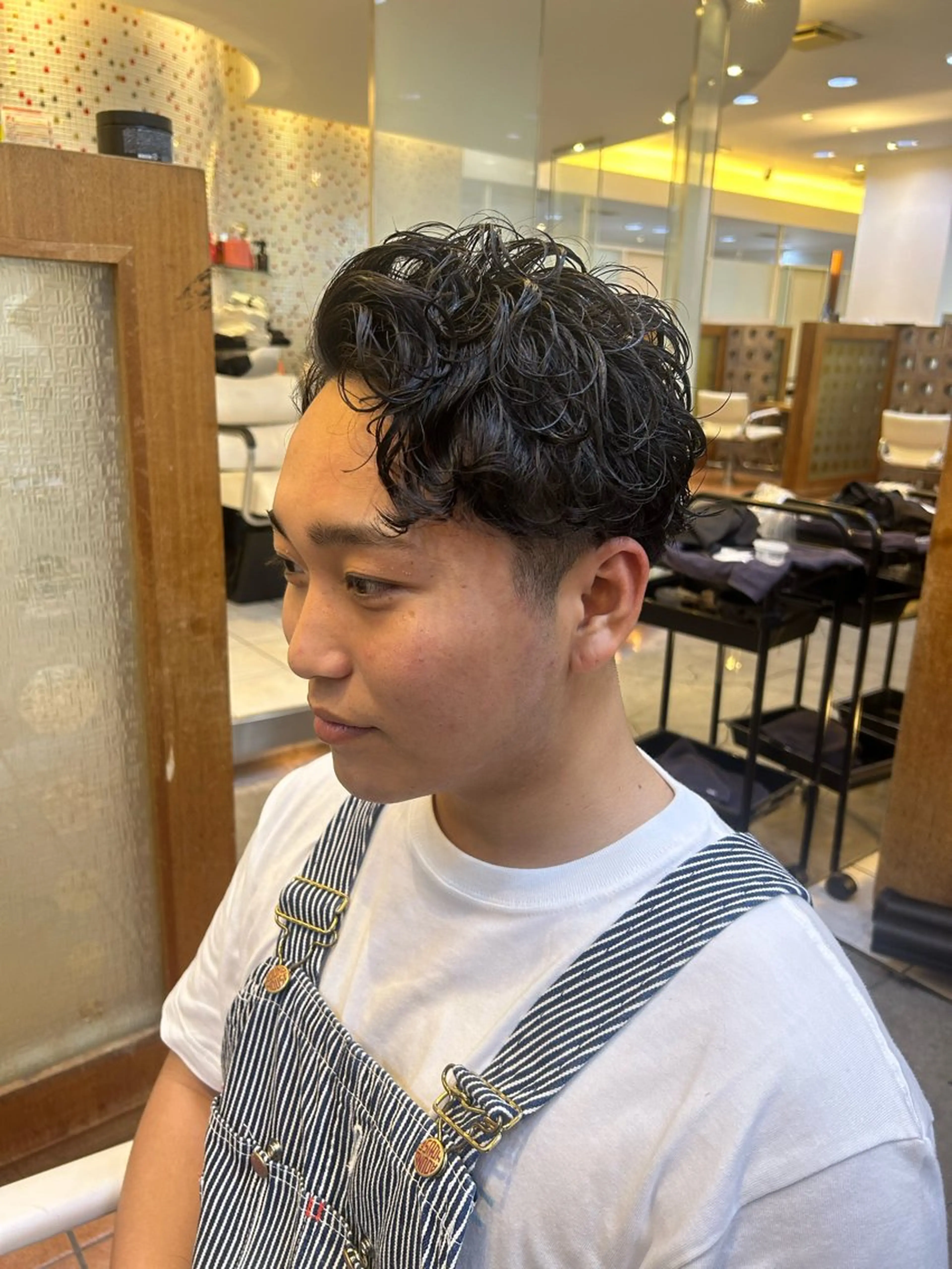 パーマ メンズ メンズパーマ/ フェード　Tumのヘアスタイル