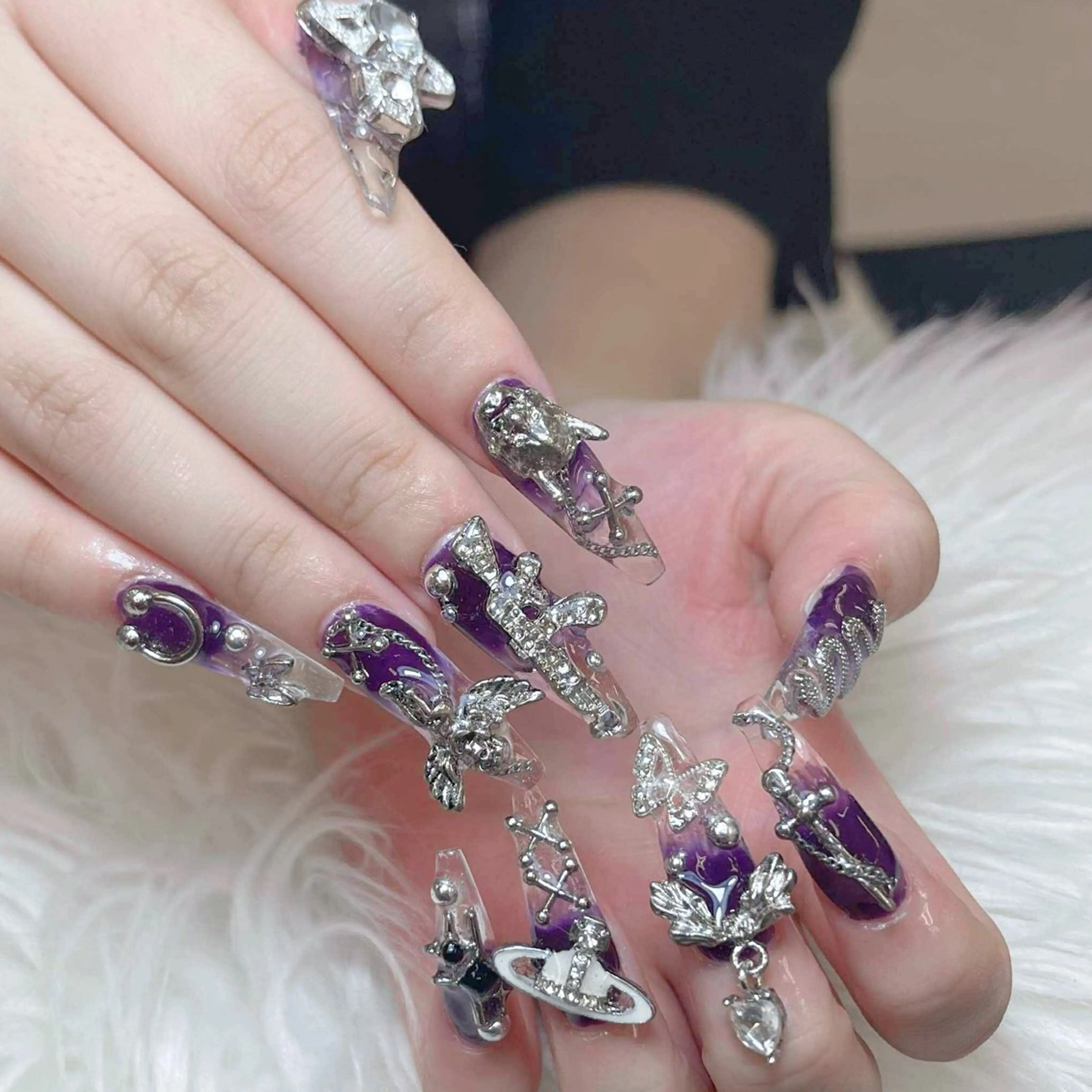 ネイル ハンドネイル ANH NAIL ゴテゴテ専門店💎のネイルデザイン