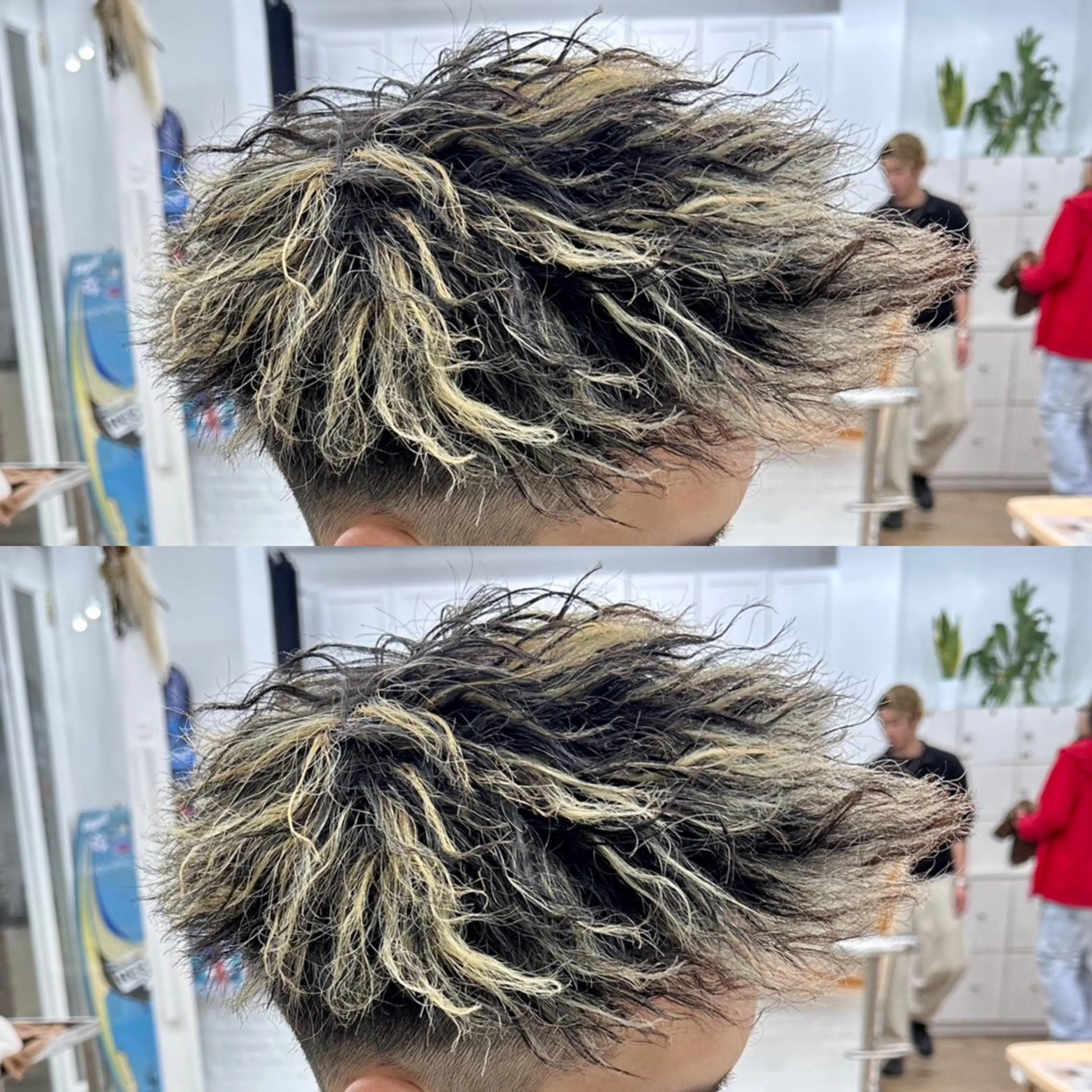 ショート カラー パーマ メンズ メンズパーマ メンズツイストパーマ ツイストパーマ メンズ特化✂️ 小枝 優生のヘアスタイル