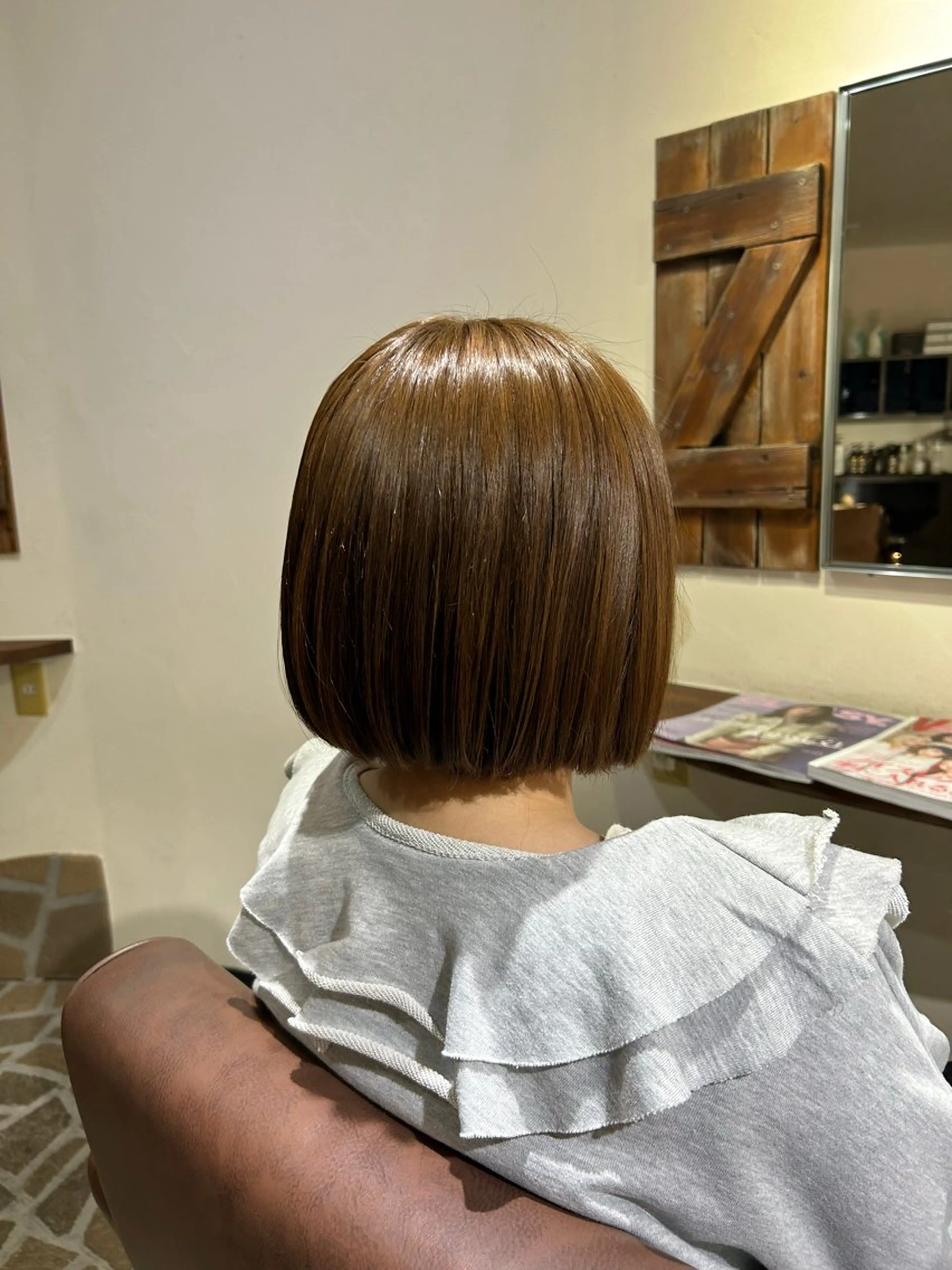 ショート カラー ヘアカラー 髪質改善カラー✨ 横山 絢子のヘアスタイル