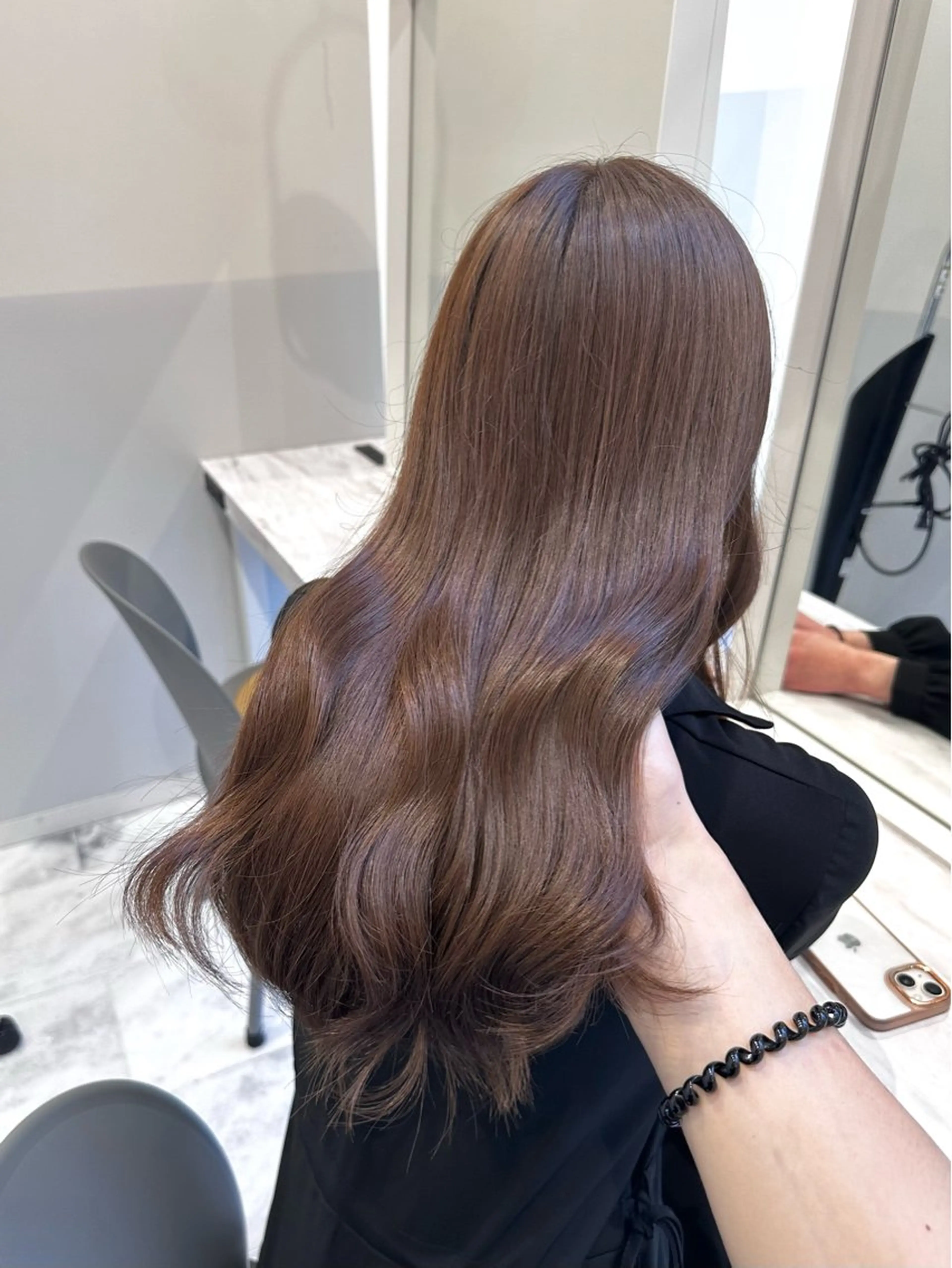 ロング カラー ベージュカラー ブリーチ ブリーチなしカラー ヘアカラー トリートメント LUMO所属・矢野 晃平のヘアスタイル