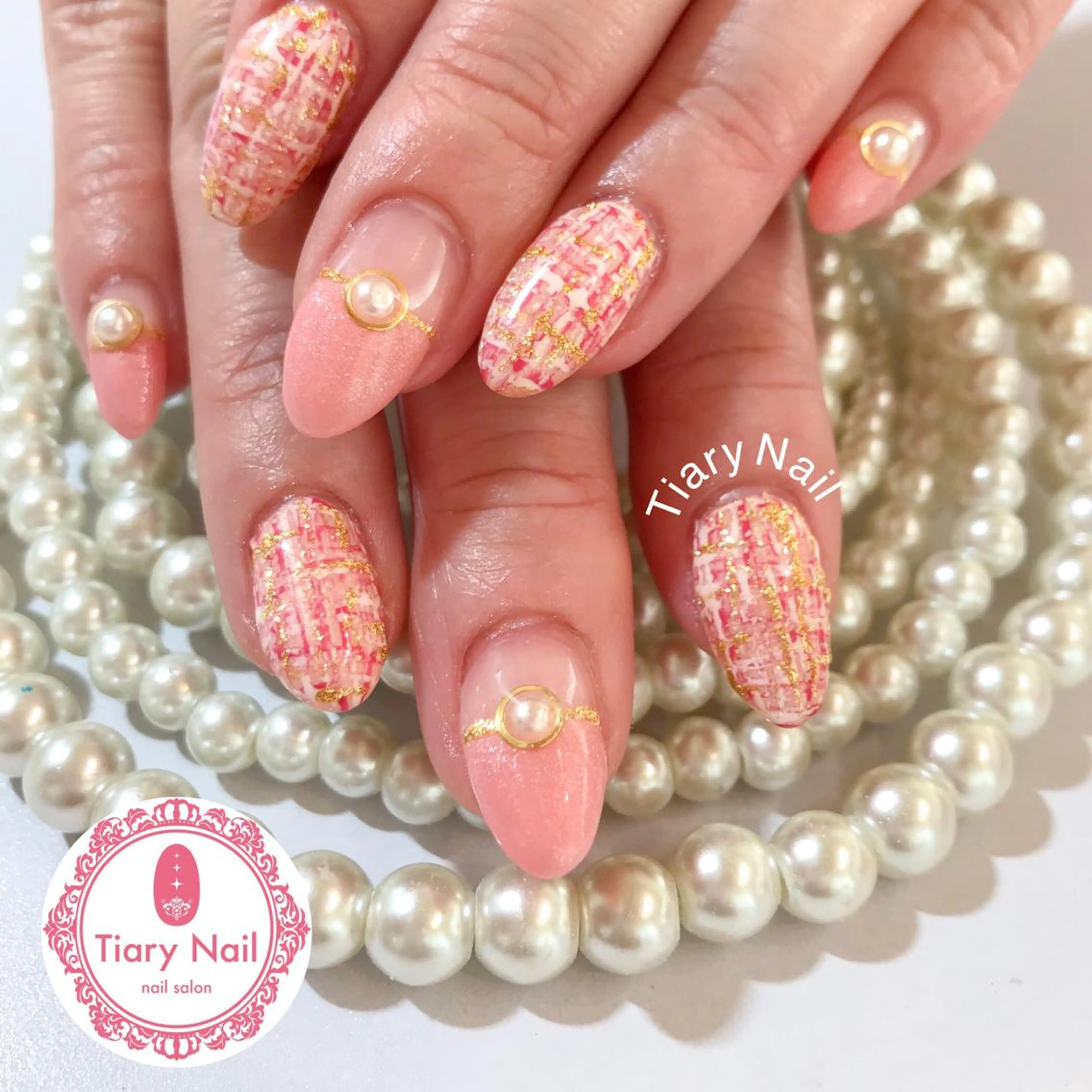 ネイル 💗🪽Tiary Nail🪽💗のネイルデザイン