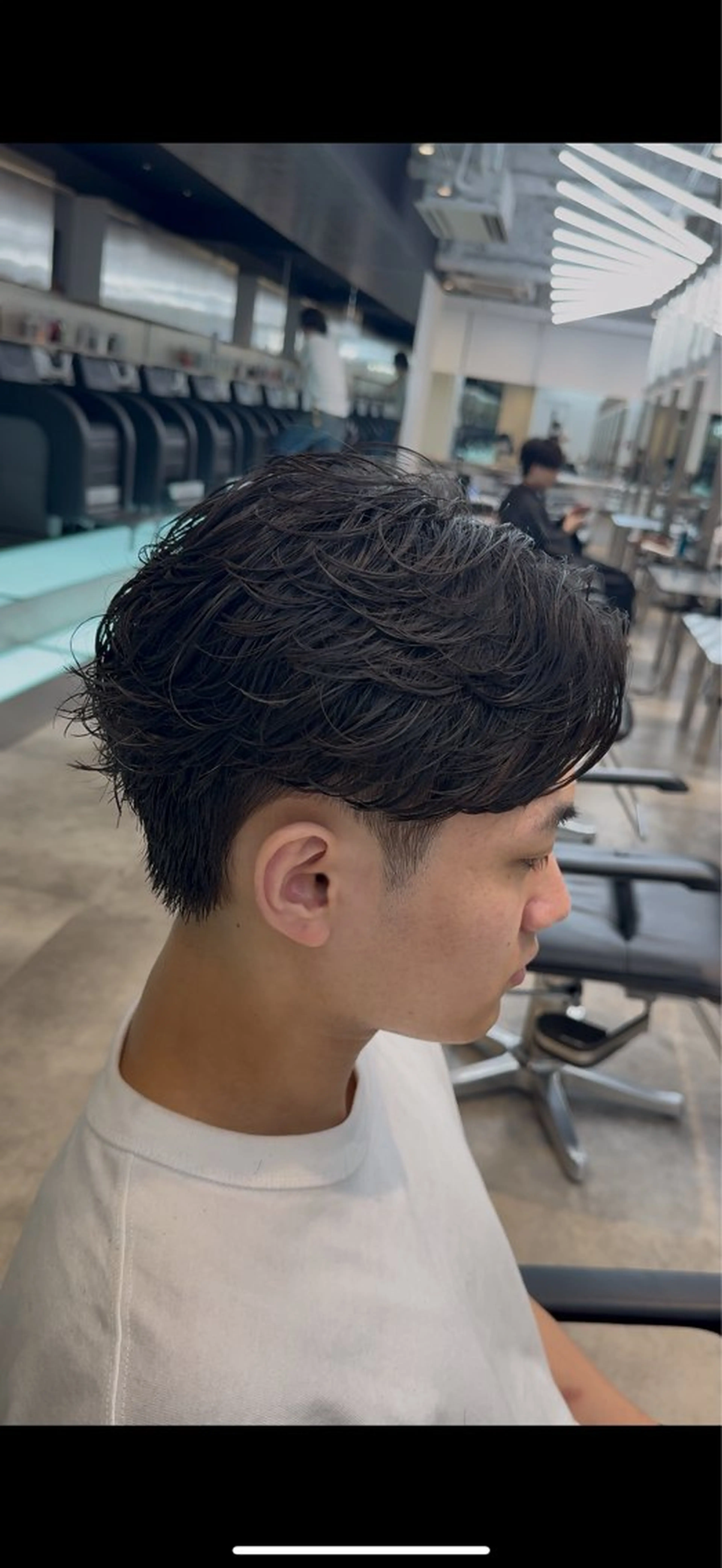 パーマ メンズ カット パーマ 【fifth】渡部 永遠のヘアスタイル