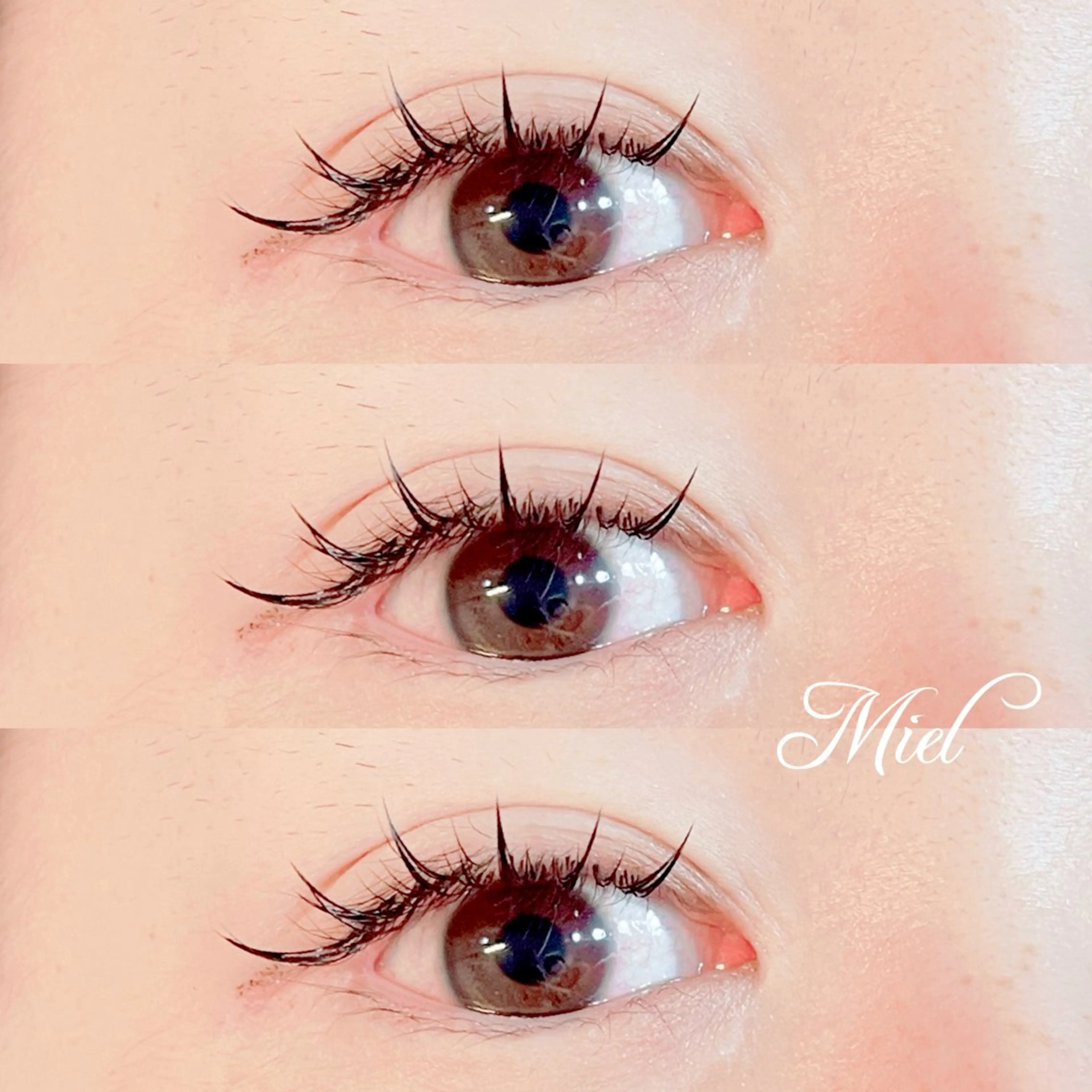 マツエク・マツパ カラーマツエク フラットラッシュ ボリュームラッシュ ワンホンマツエク Mori ✨Mystical✨のマツエク・マツパデザイン