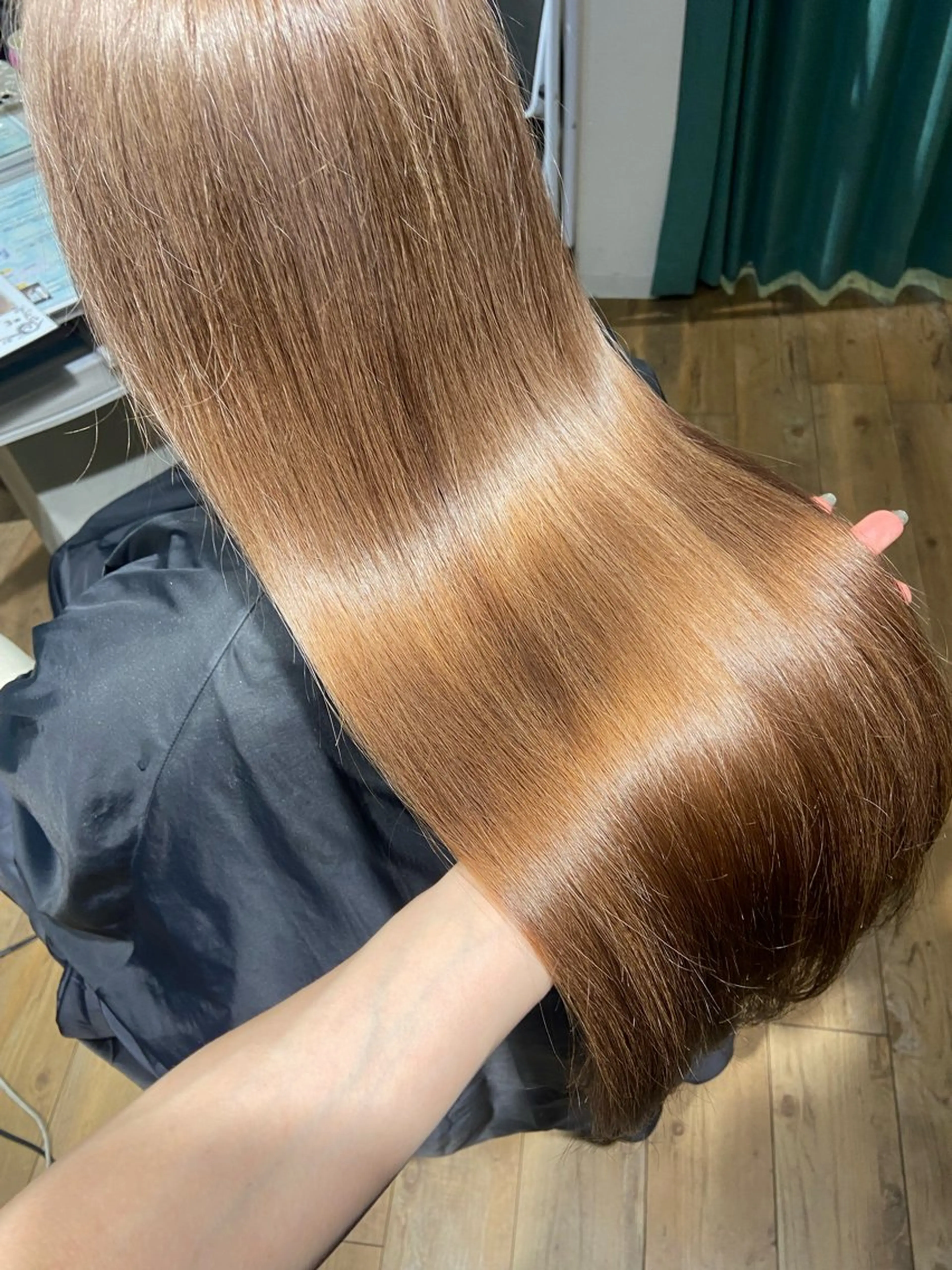 ロング カラー ヘアカラー トリートメント 🧸プルエクステ❤︎ ネイルKAO🧸のヘアスタイル