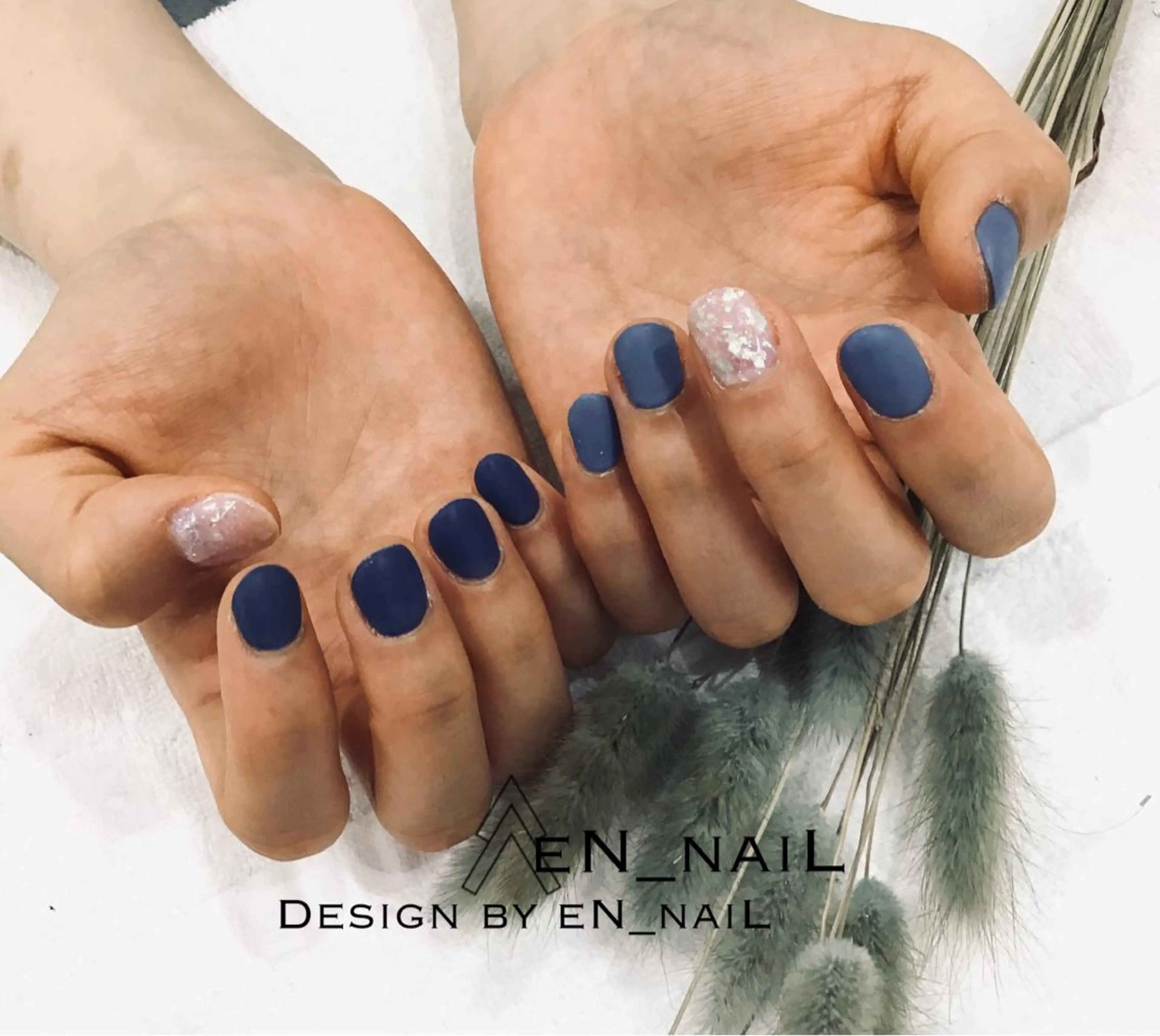 ネイル マットネイル ワンカラーネイル ＥＮＮＡＩＬ野中本店所属・EN_NAIL 野中本店Ayakaのネイルデザイン