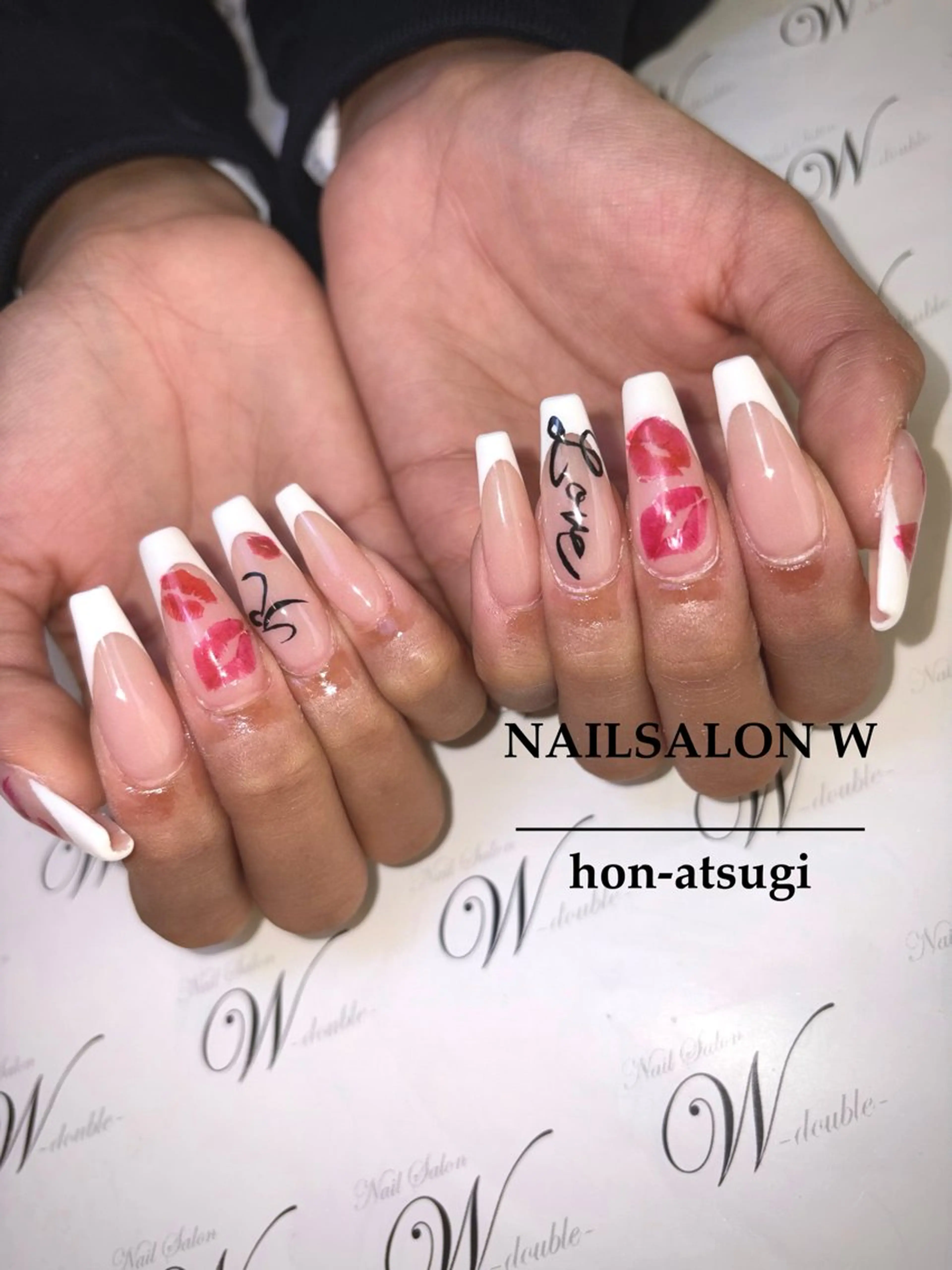 ネイル アートネイル ジェルネイル ロングネイル スカルプネイル ワンホンネイル ハンドネイル ネイルサロン ダブルのネイルデザイン