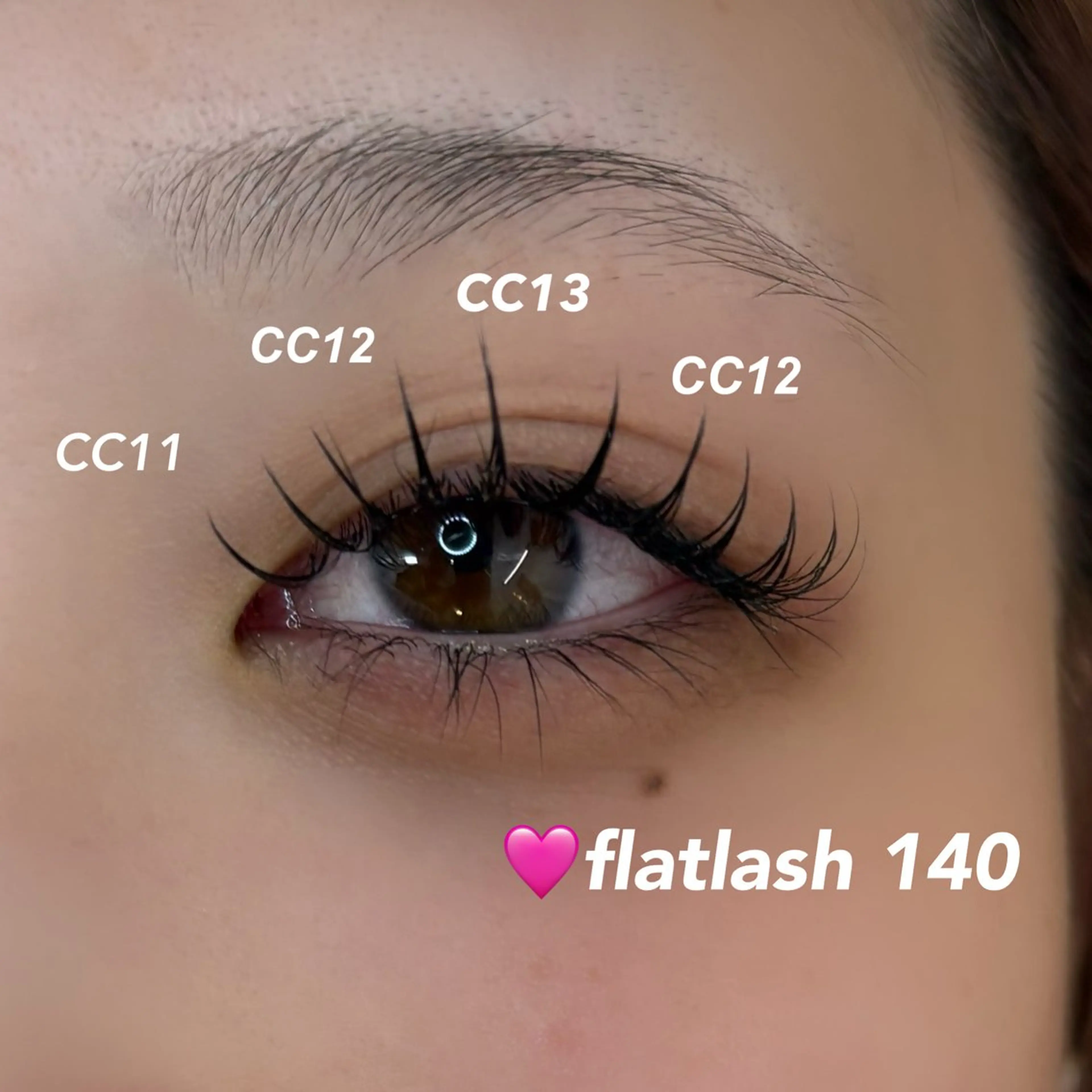 マツエク・マツパ フラットラッシュ kitamura yuiのマツエク・マツパデザイン