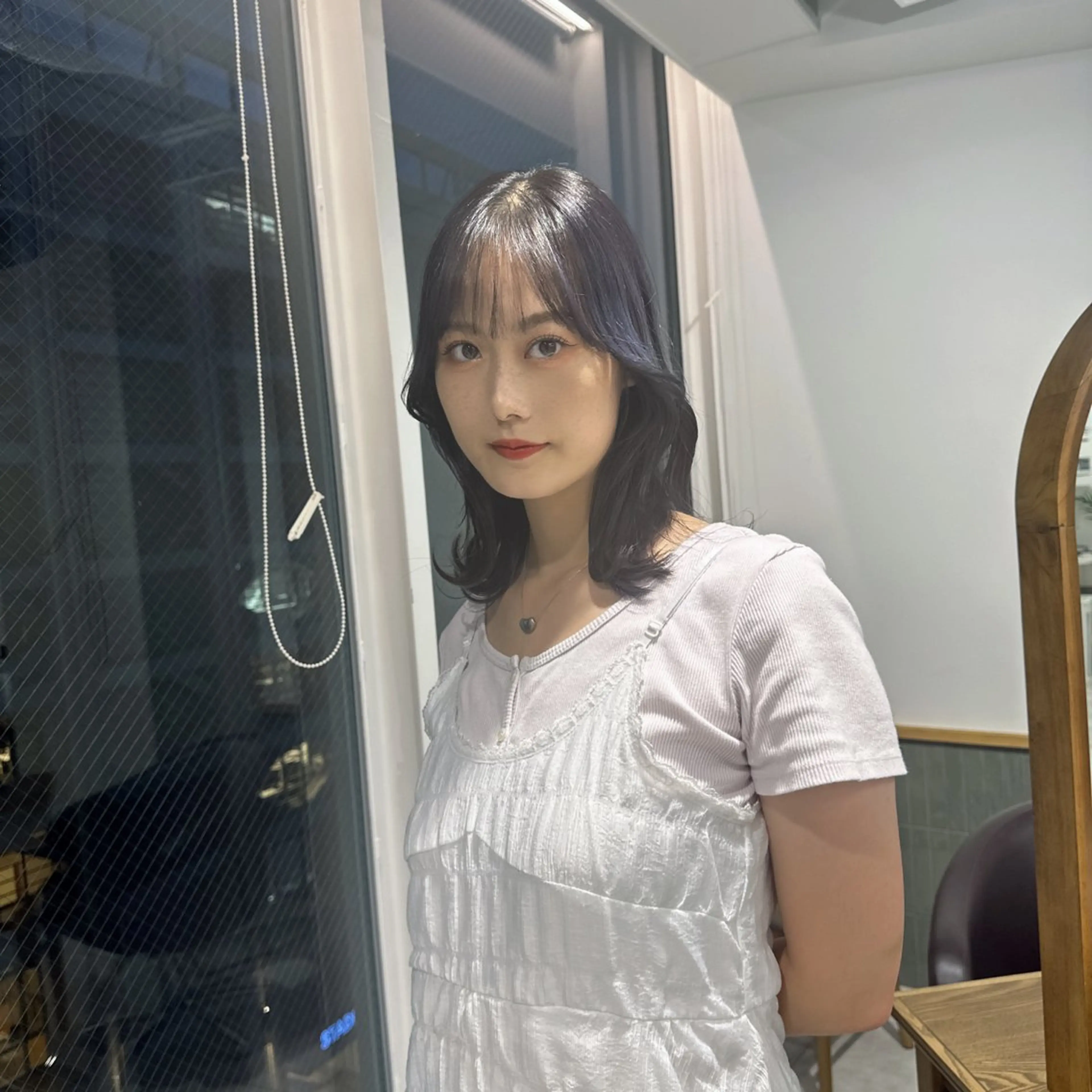 ミディアム カラー カット ヘアカラー トリートメント ブリーチなし/レイヤ ー特化🌈Tommyのヘアスタイル