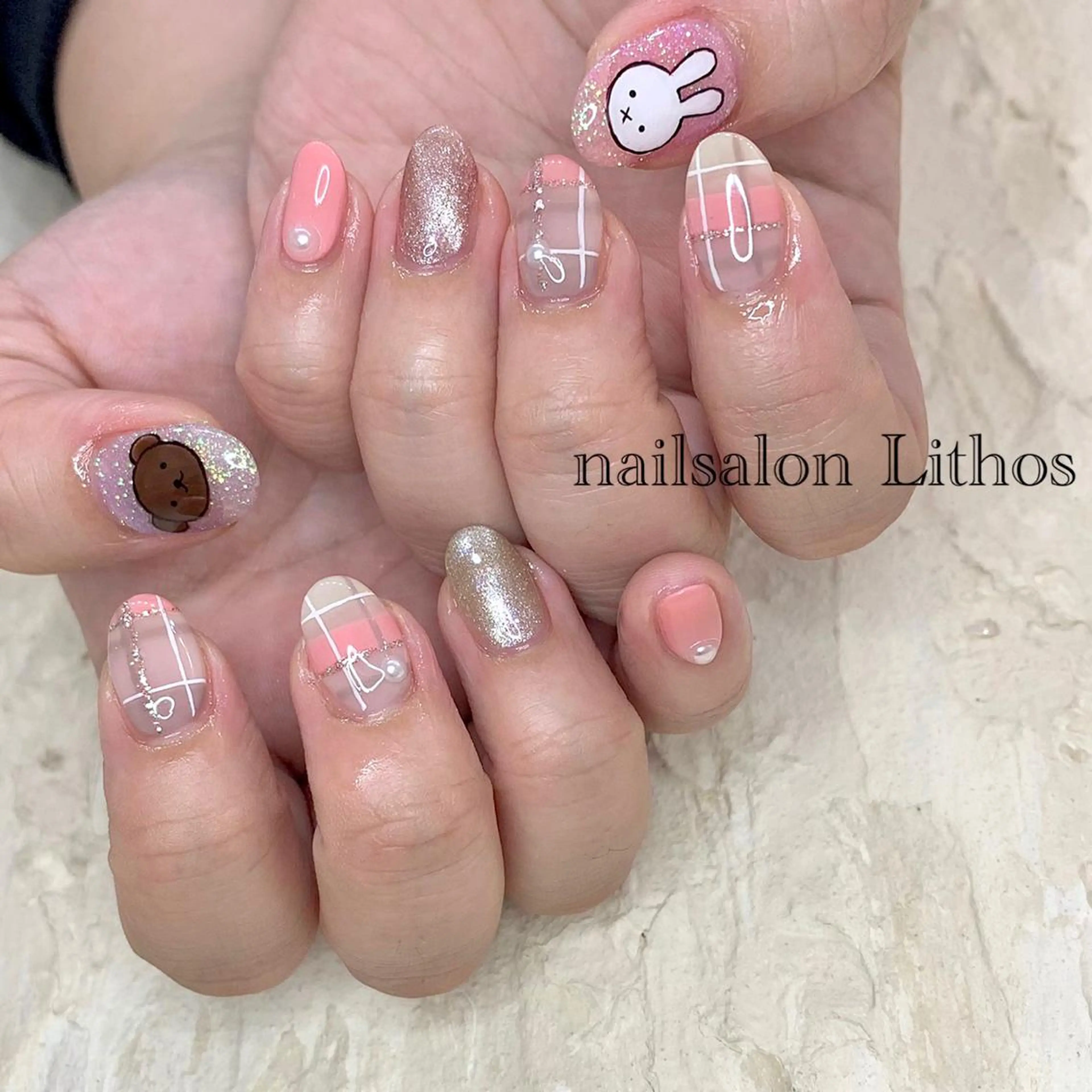 ネイル アートネイル ハンドネイル nailsalon Lithos所属・nailsalon Recontreのネイルデザイン