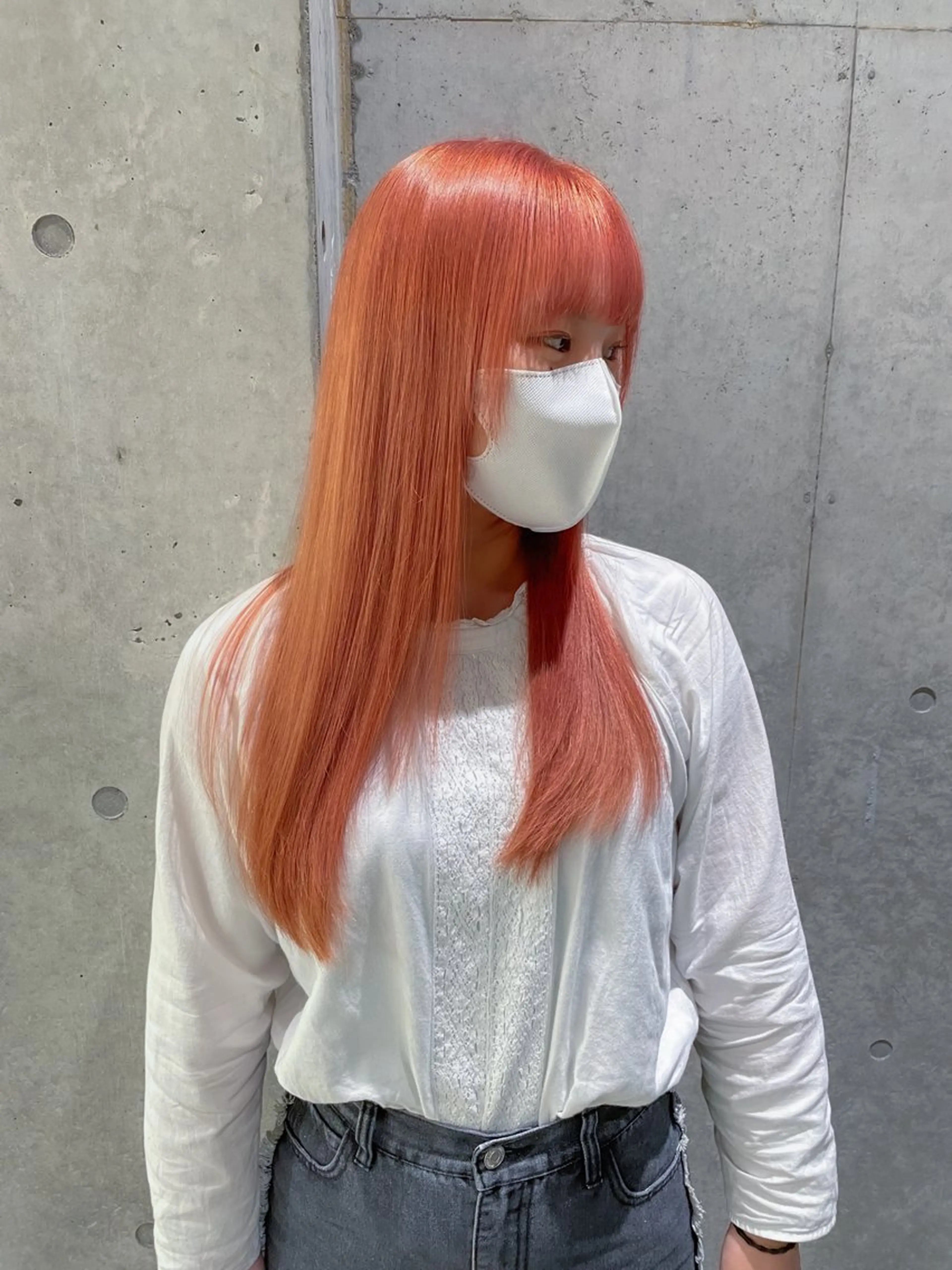 ミディアム カラー ヘアアレンジ ミニボブ/ブリーチ 🌈MISATOのヘアスタイル