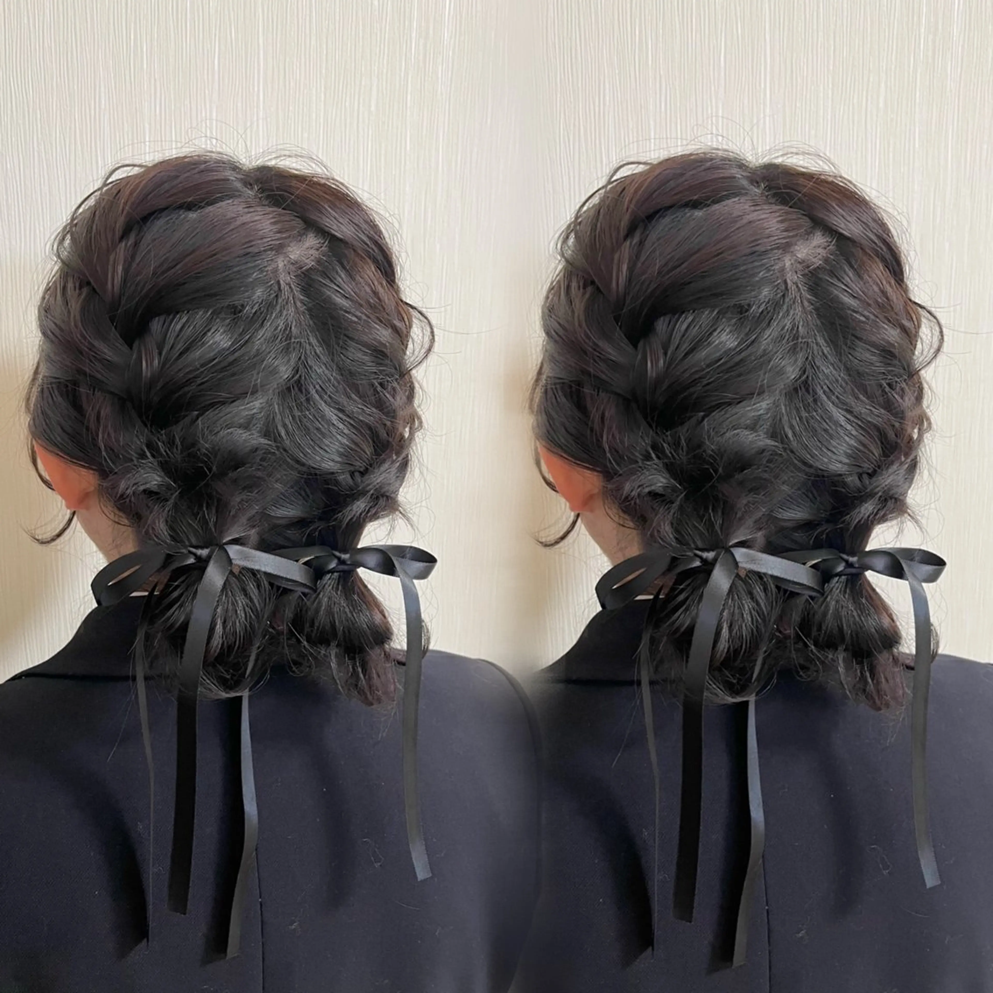 ミディアム お団子ヘア ヘアセット モデル様募集中 🎀🫧HARUNAのヘアスタイル