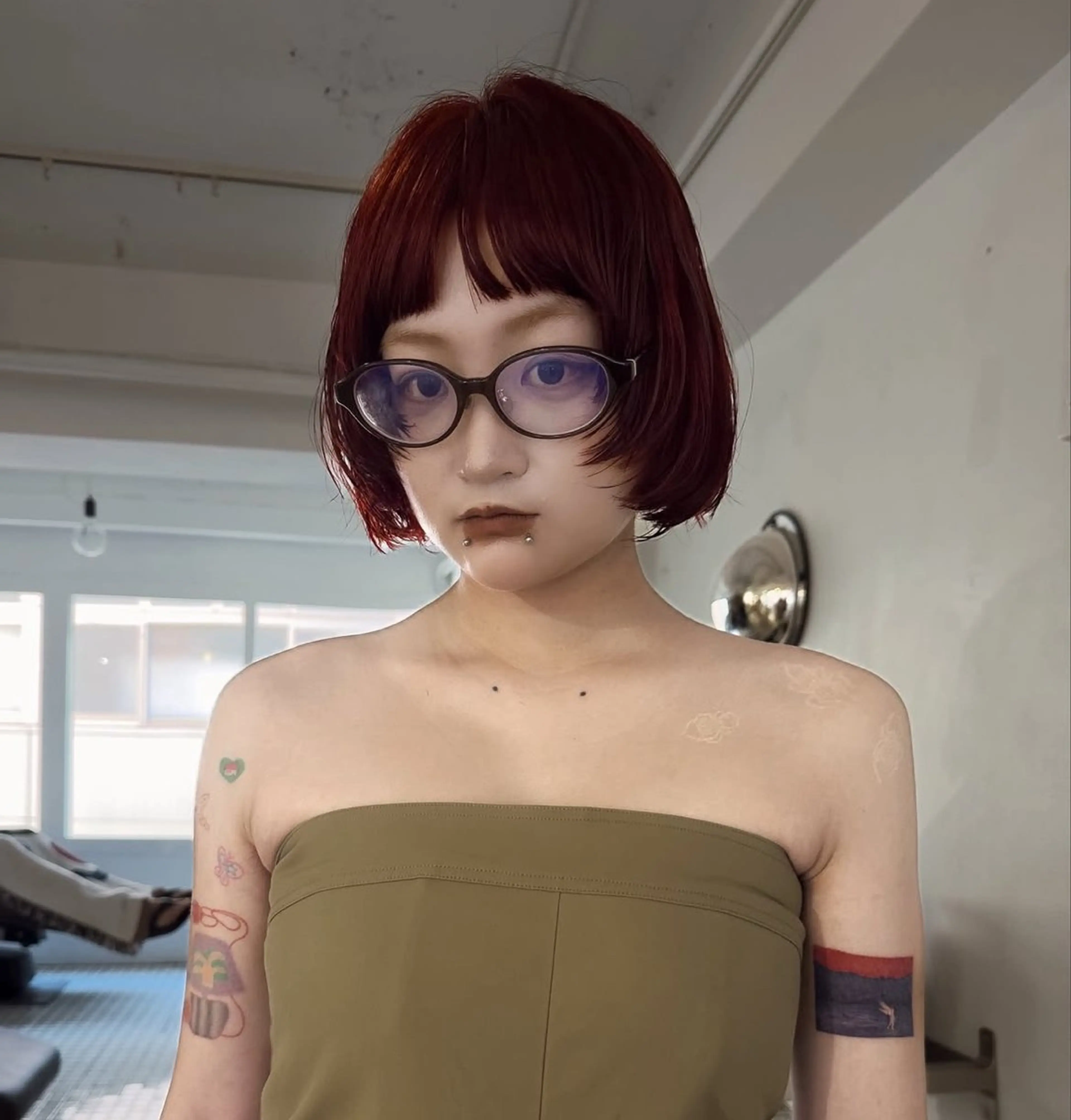 【🦢 minimo限定価格 🦢】ブリーチなしダブルカラー＋systemトリートメントの写真