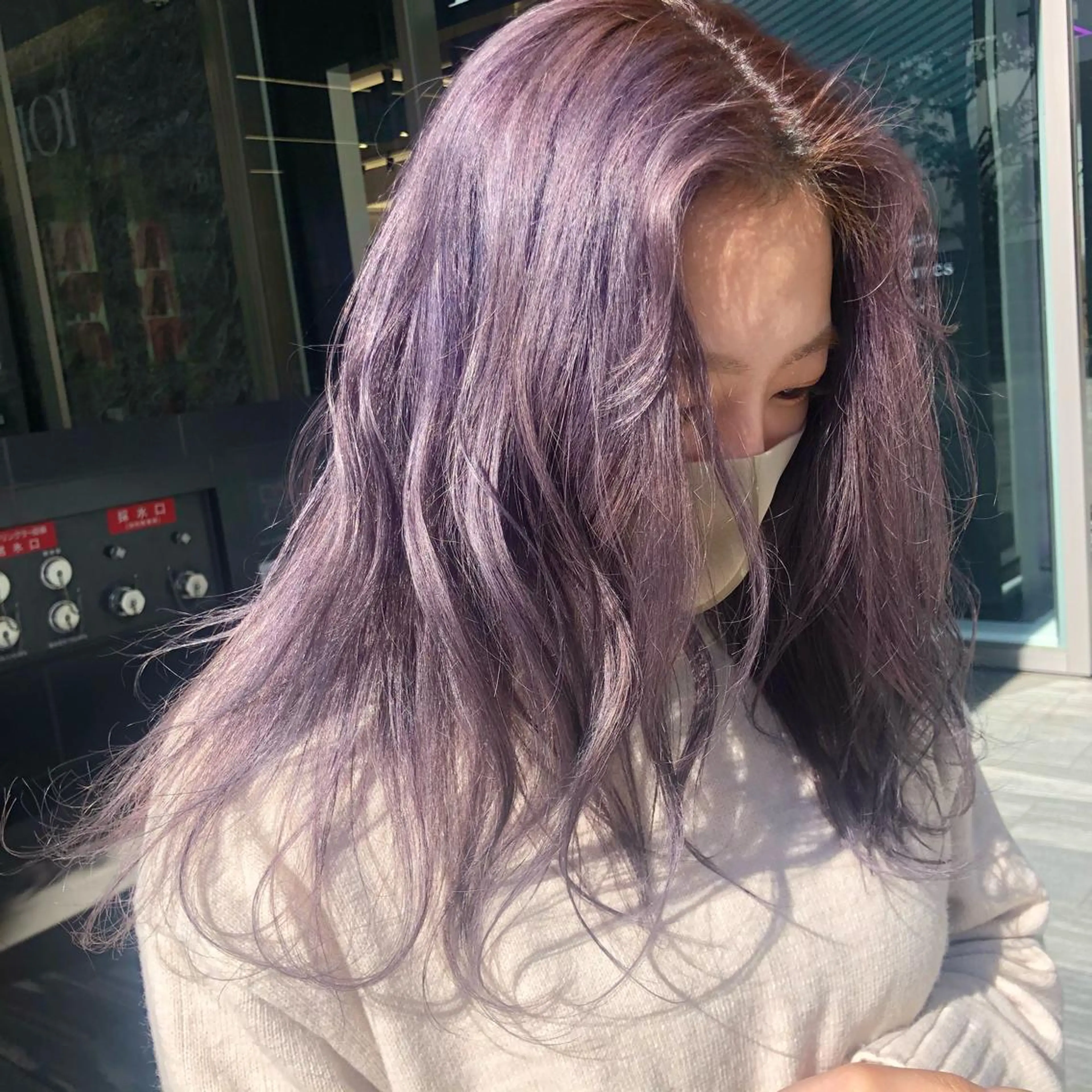 ロング カラー Blanche by artina川崎店所属・ゆう🫧 透明感/ハイトーンのヘアスタイル