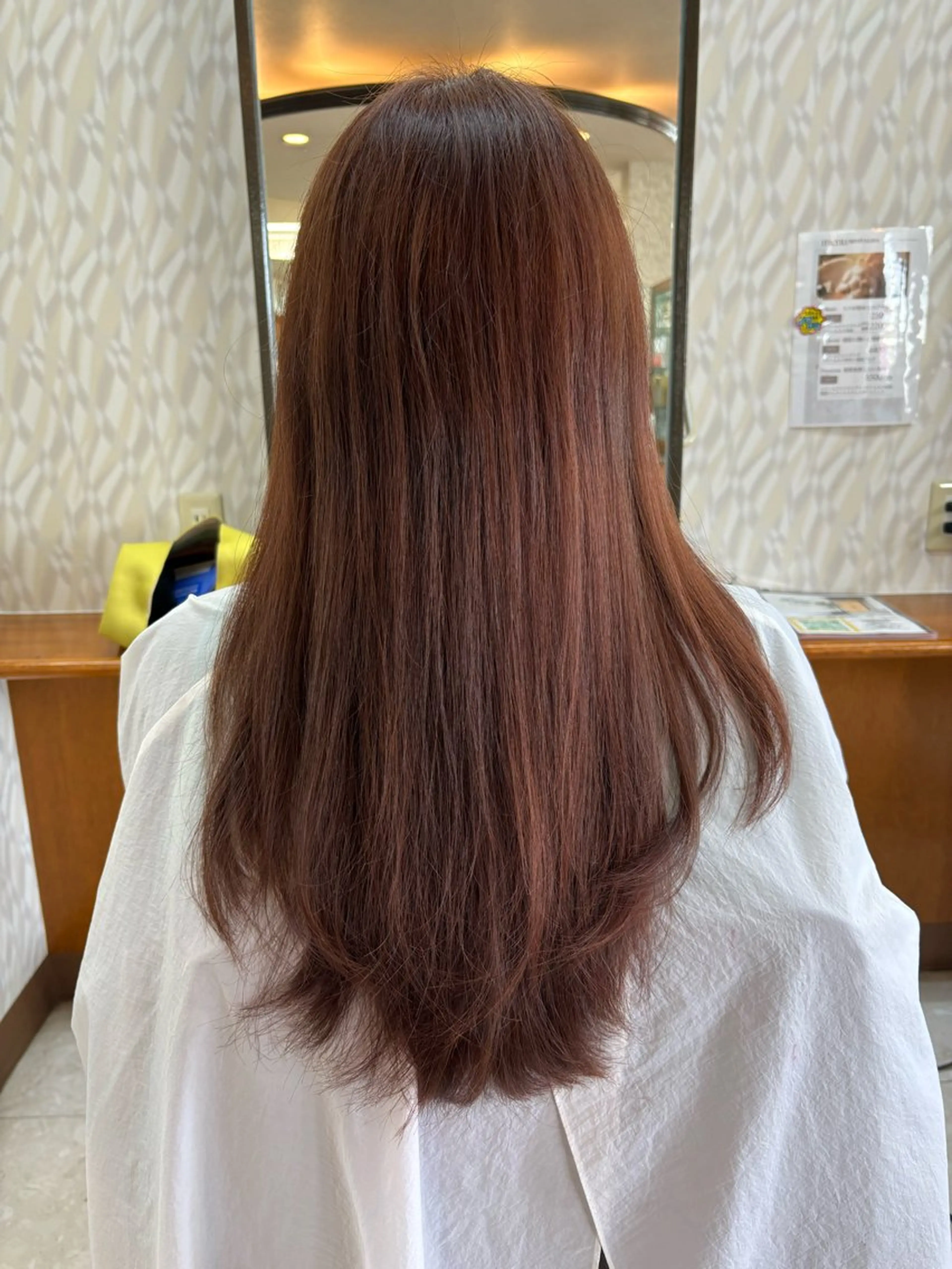 ロング カラー カット パーマ 亀山 来未のヘアスタイル
