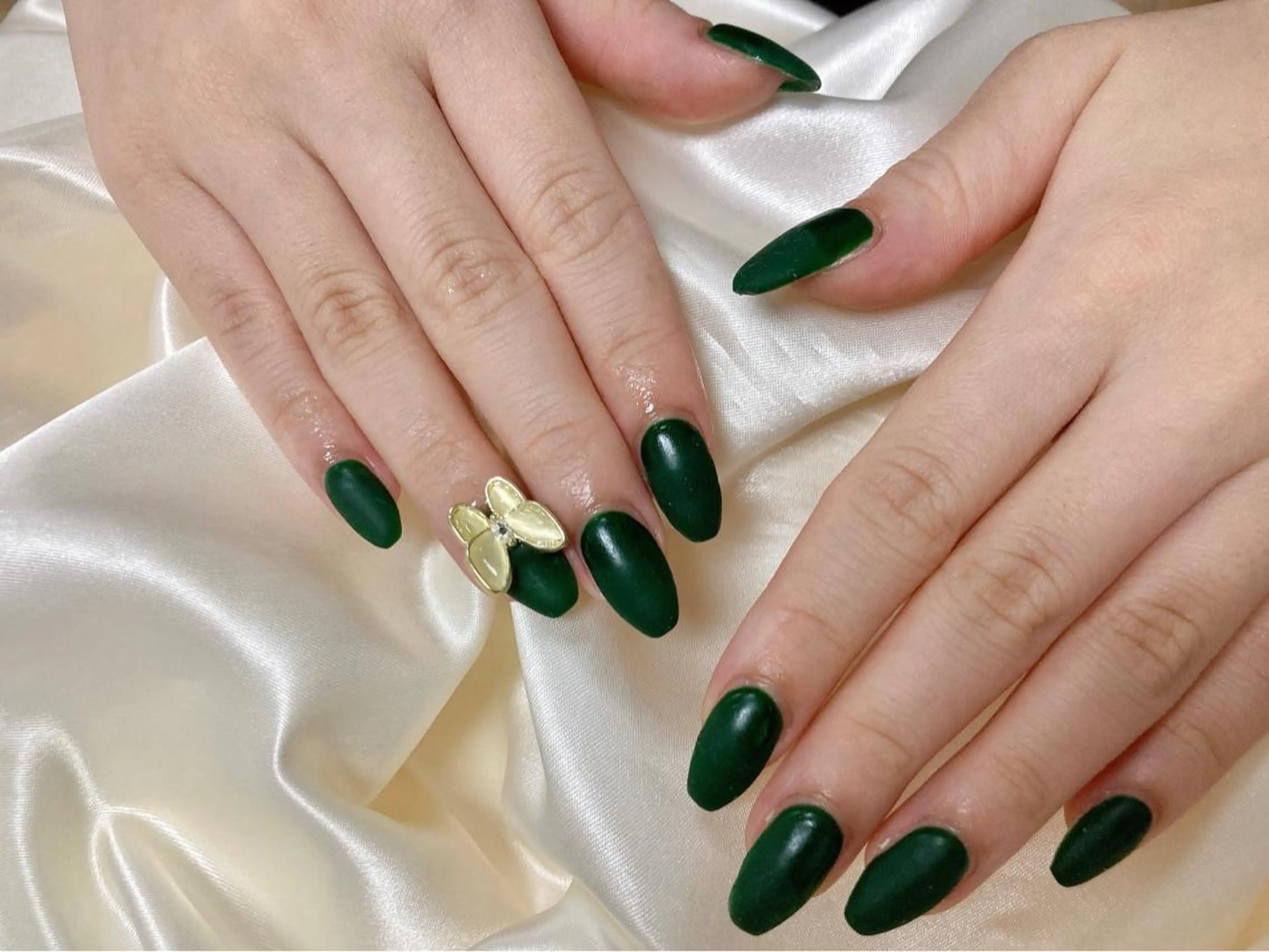 ネイル マットネイル ハンドネイル Mogu nail 二子玉川のネイルデザイン