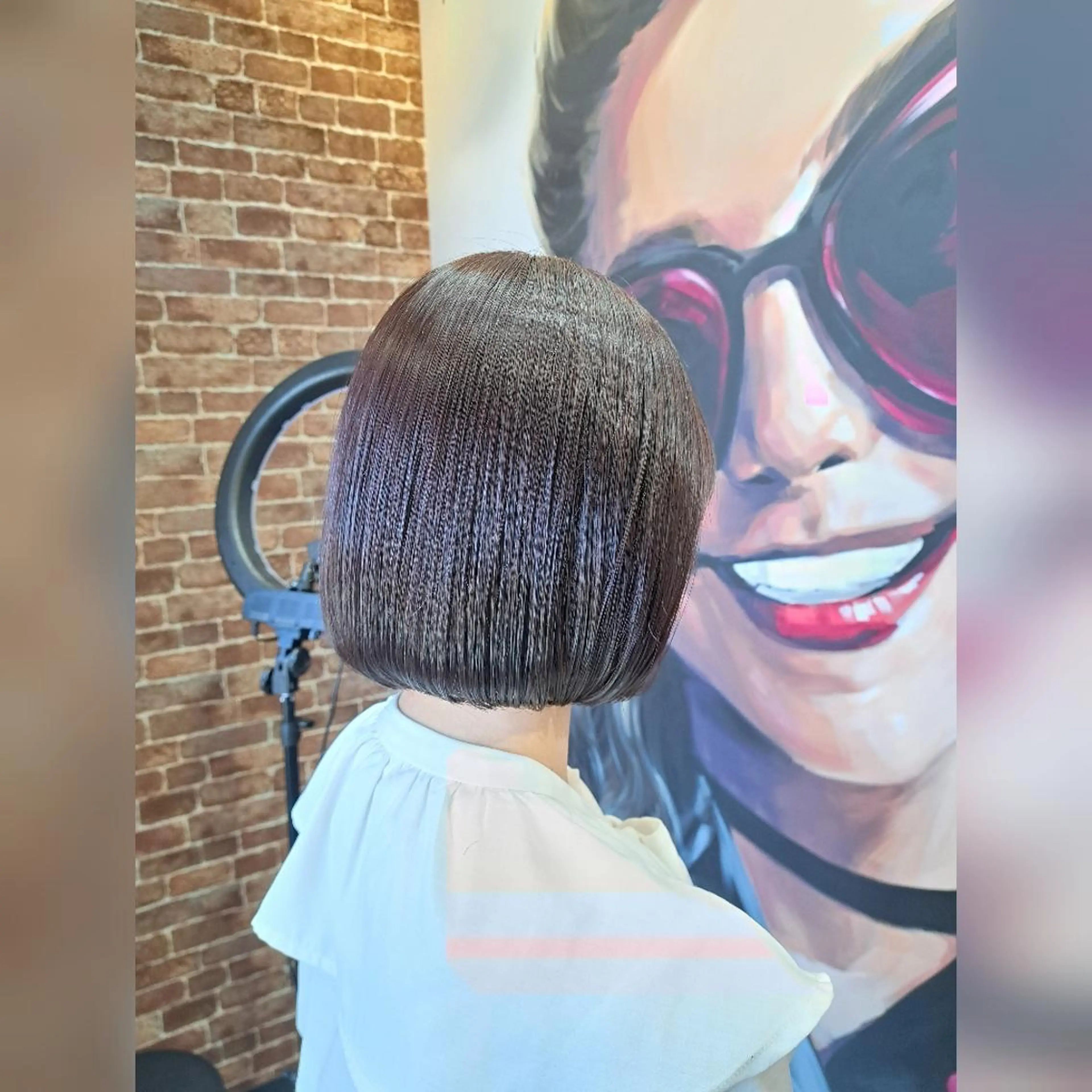 ショート カラー ブラウンカラー ピンクカラー ピンクブラウン ボブ あかね☆ヘアアレンジ /ボブ/縮毛矯正のヘアスタイル