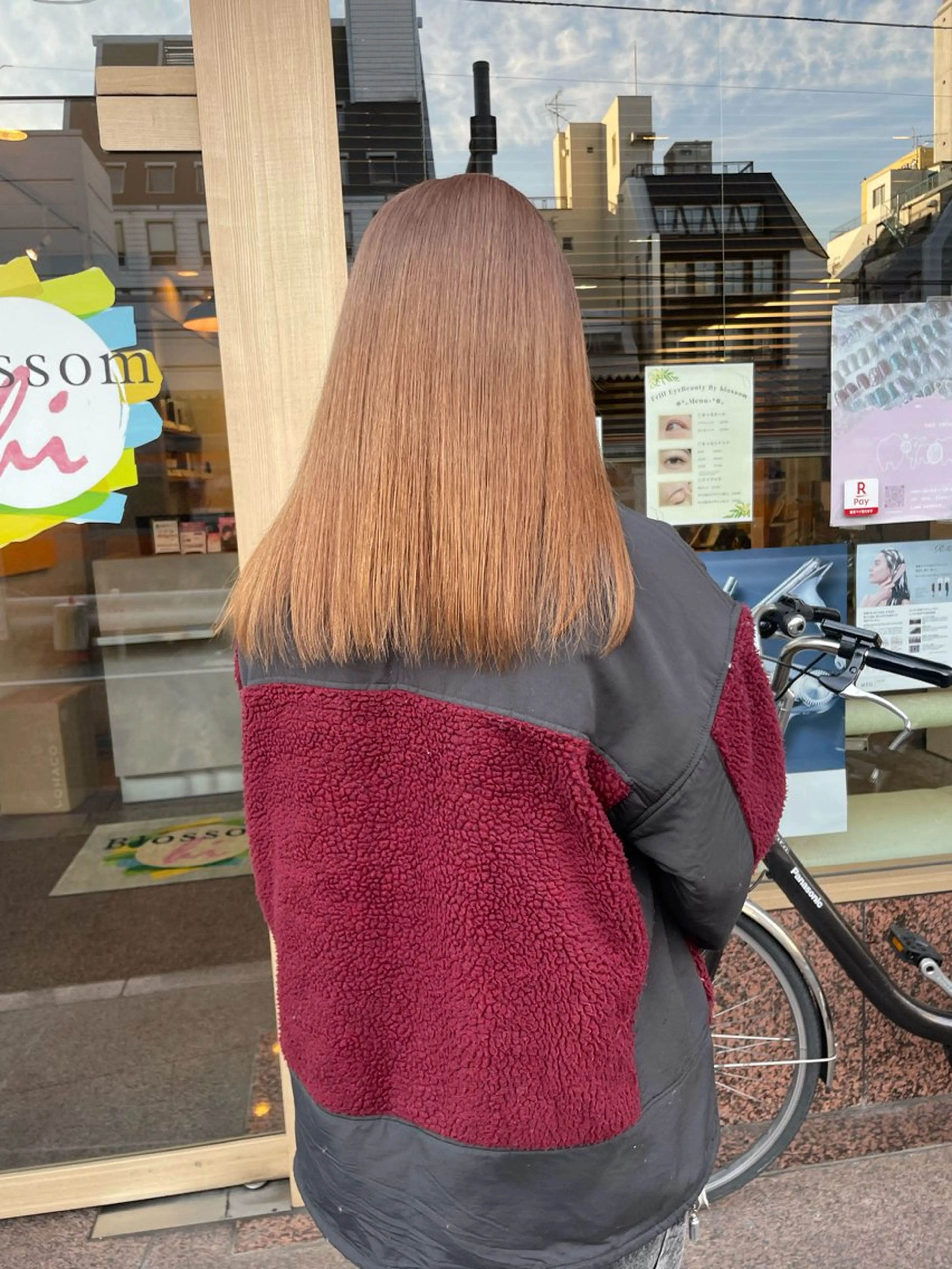 ロング カラー ベージュカラー ブリーチ 髪質改善/Bloss om🌷高橋沙衣のヘアスタイル