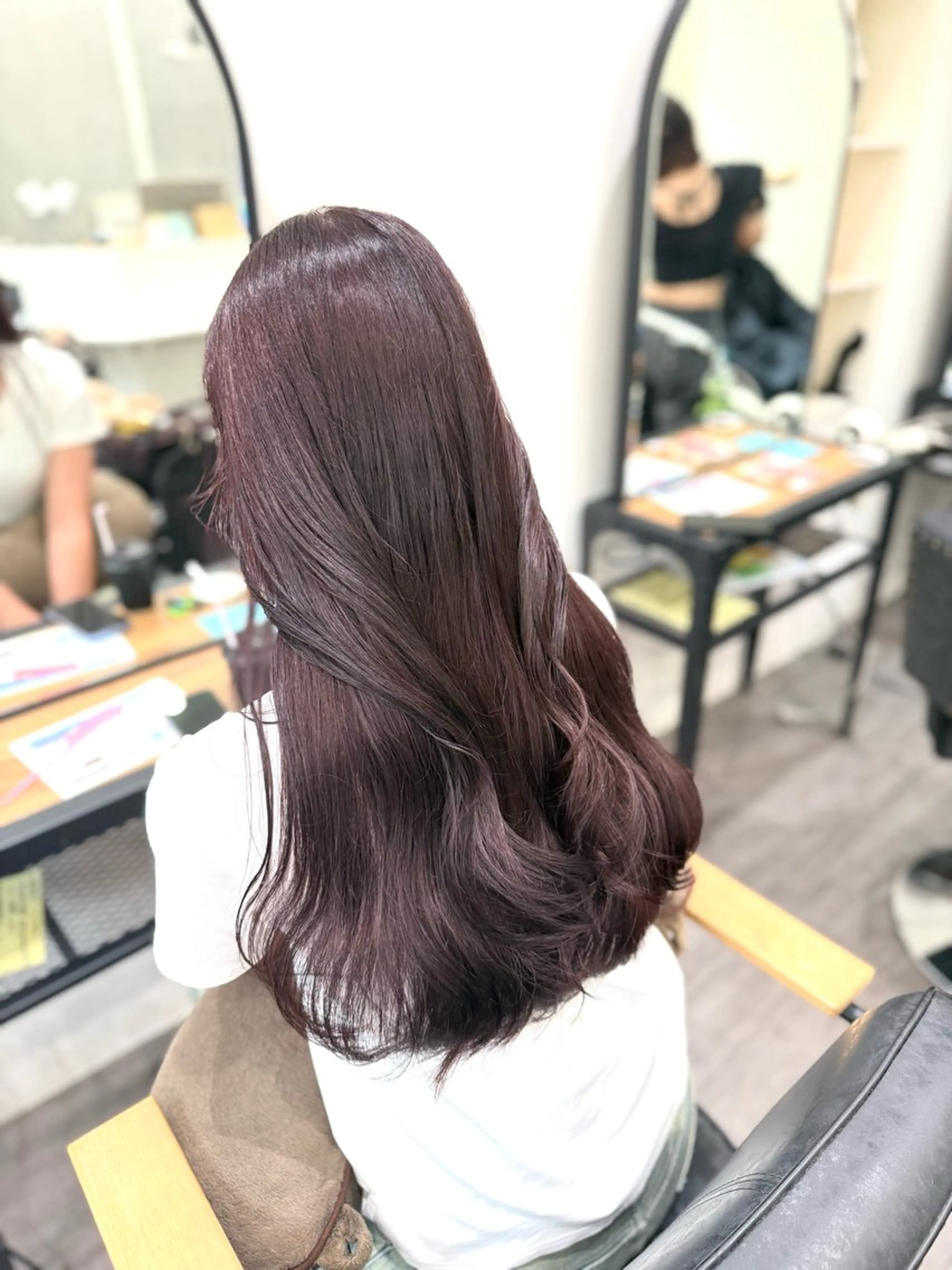 ロング カラー レッドカラー ヘアカラー cocotte🫧 絹村 琴美のヘアスタイル