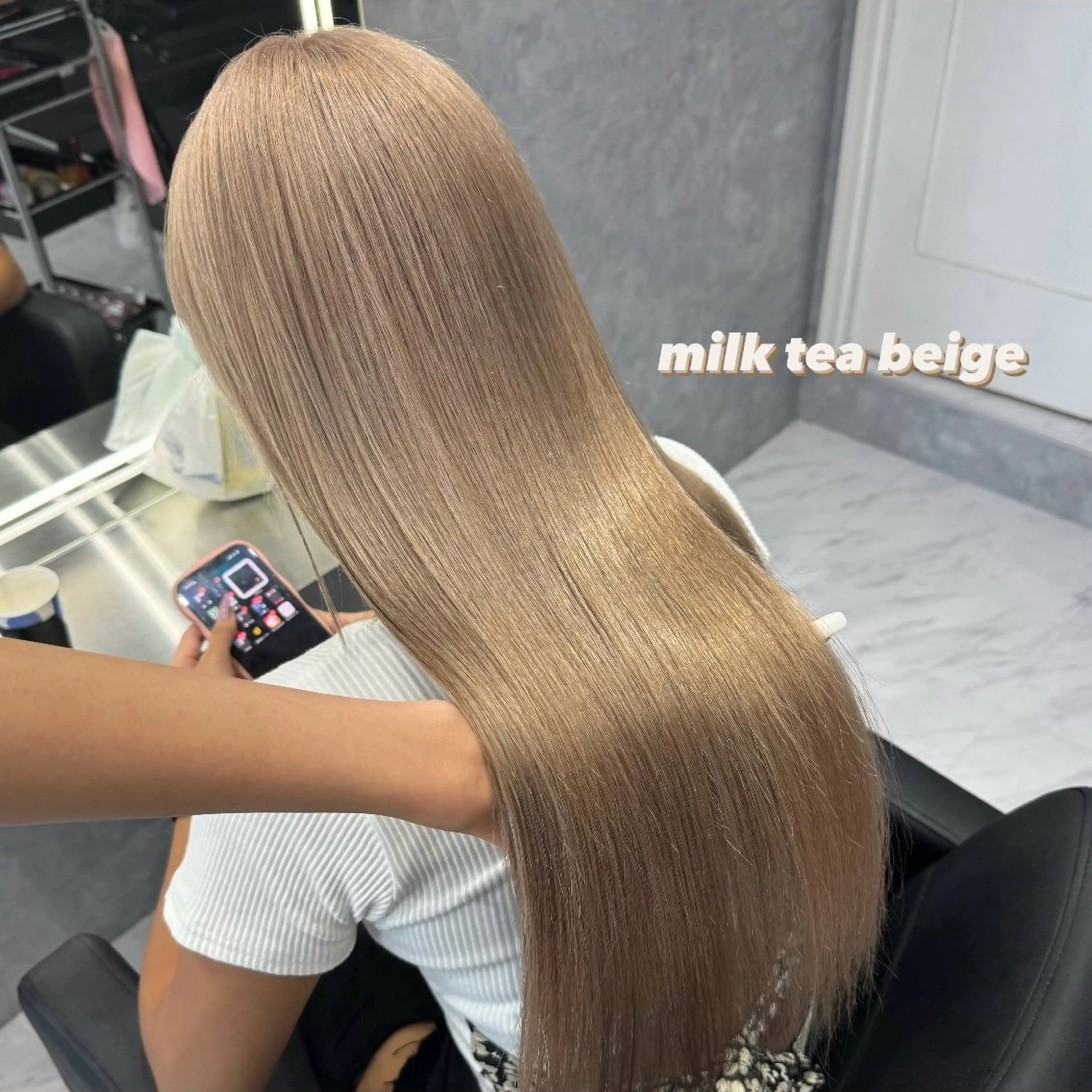 トリプルカラー(ブリーチ2回＋カラー)＋TOKIOトリートメント🤍の写真