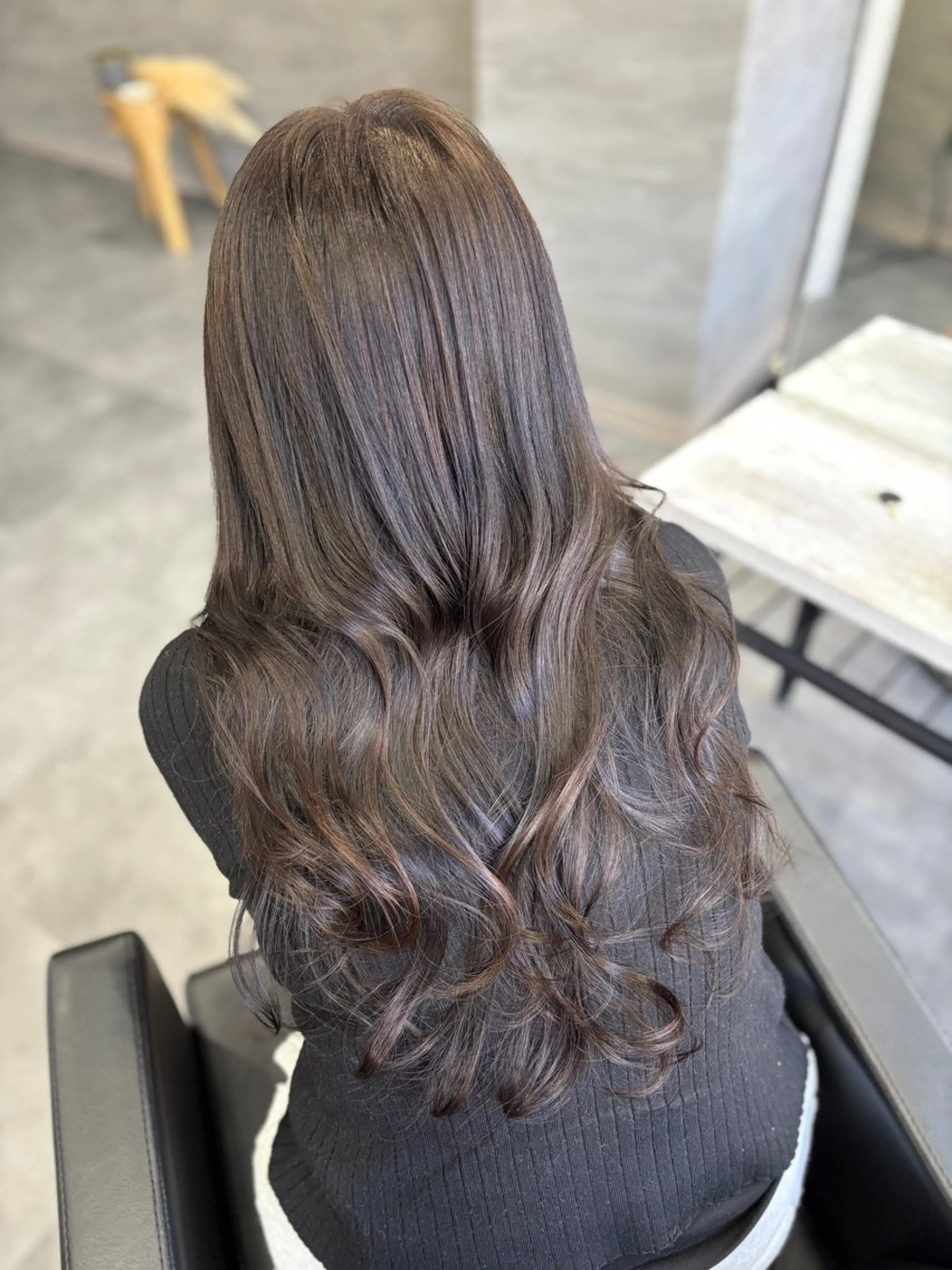 ロング カラー カット ヘアカラー トリートメント 永井大樹✨ 透明感カラー✨のヘアスタイル