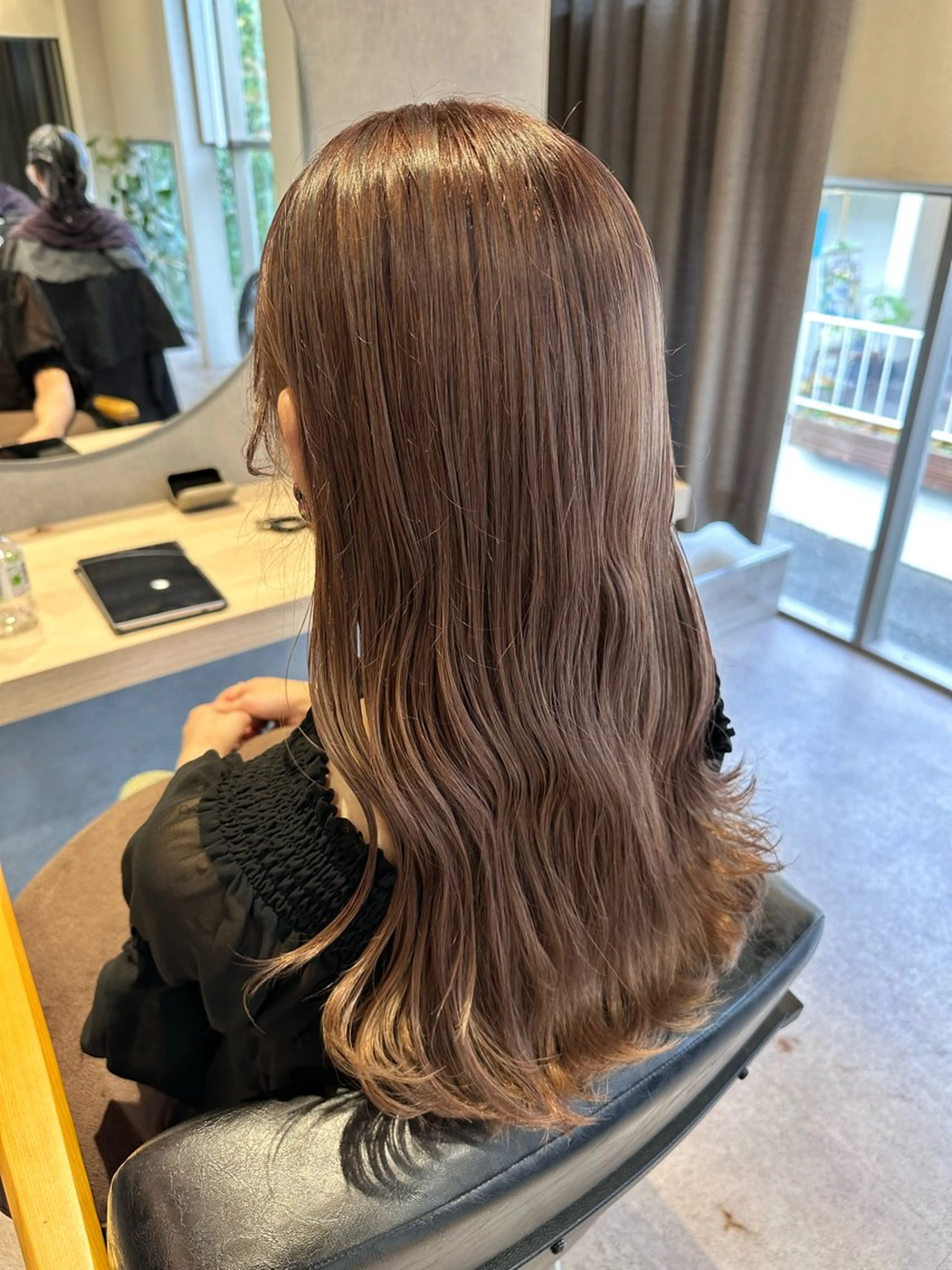 ロング カラー カット ヘアカラー トリートメント 韓国風/オシャレ /縮毛矯正/滝口琴未のヘアスタイル