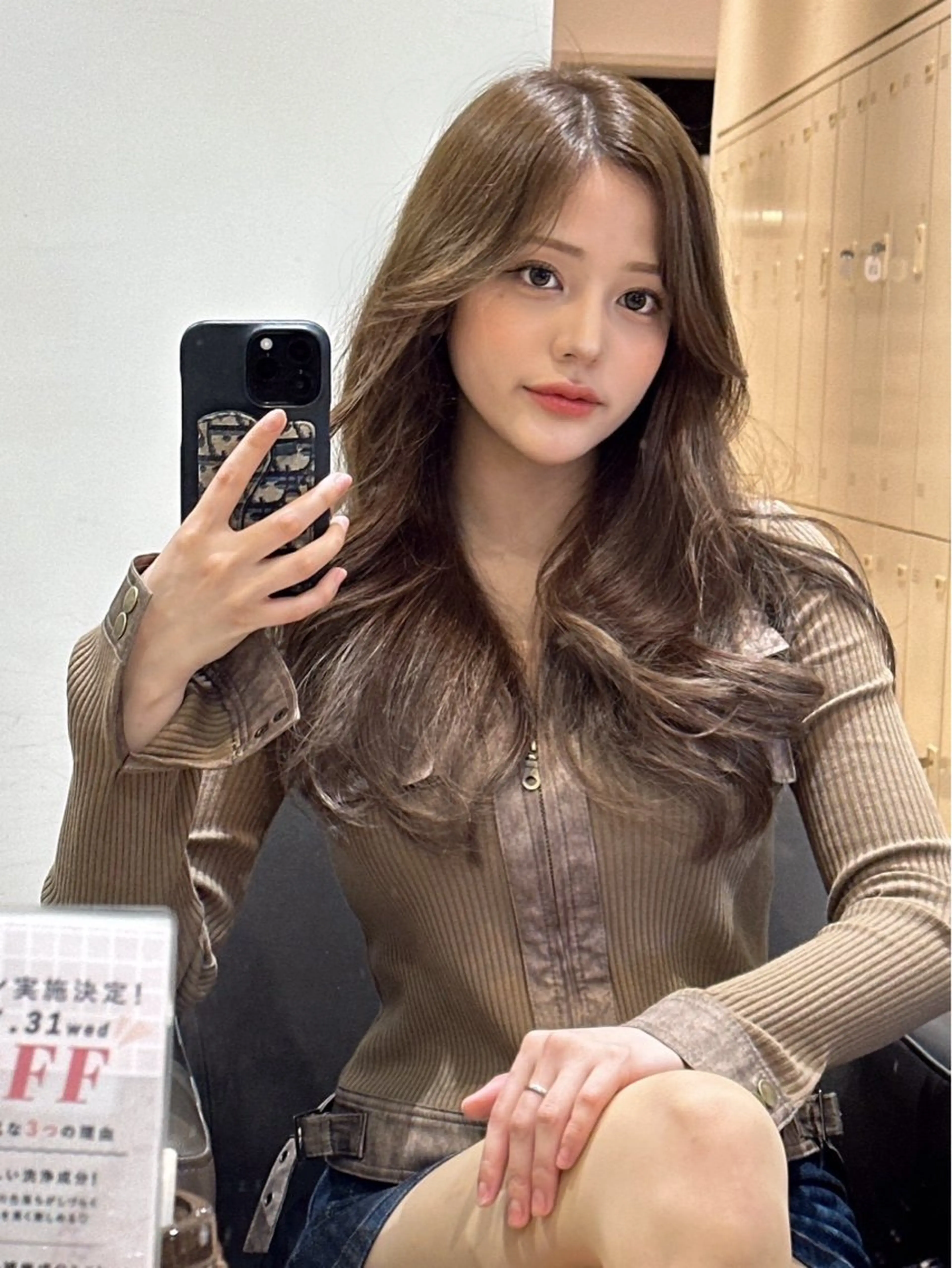 ロング カラー ブリーチ ダブルカラー ブリーチなしカラー 髪質改善 韓国風ヘア カット ヘアカラー トリートメント Maison Annex【心斎橋/レイヤーカット/ブリーチなしダブルカラー/髪質改善カラー】所属・レイヤーカット/ 心斎橋　MACOのヘアスタイル