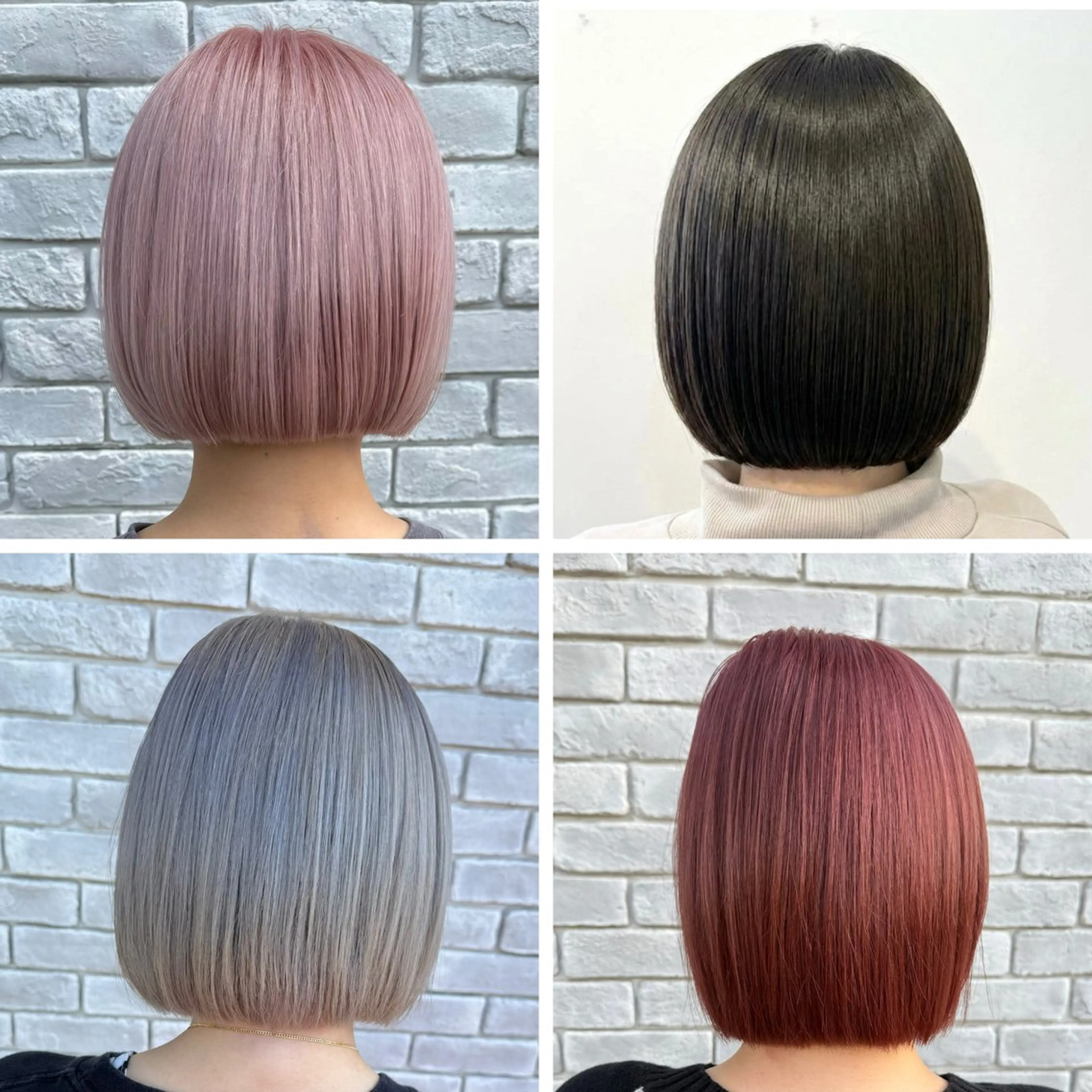 ショート カラー ヘアカラー トリートメント 艶髪特化 しゅんぼう 長岡髪質改善のヘアスタイル