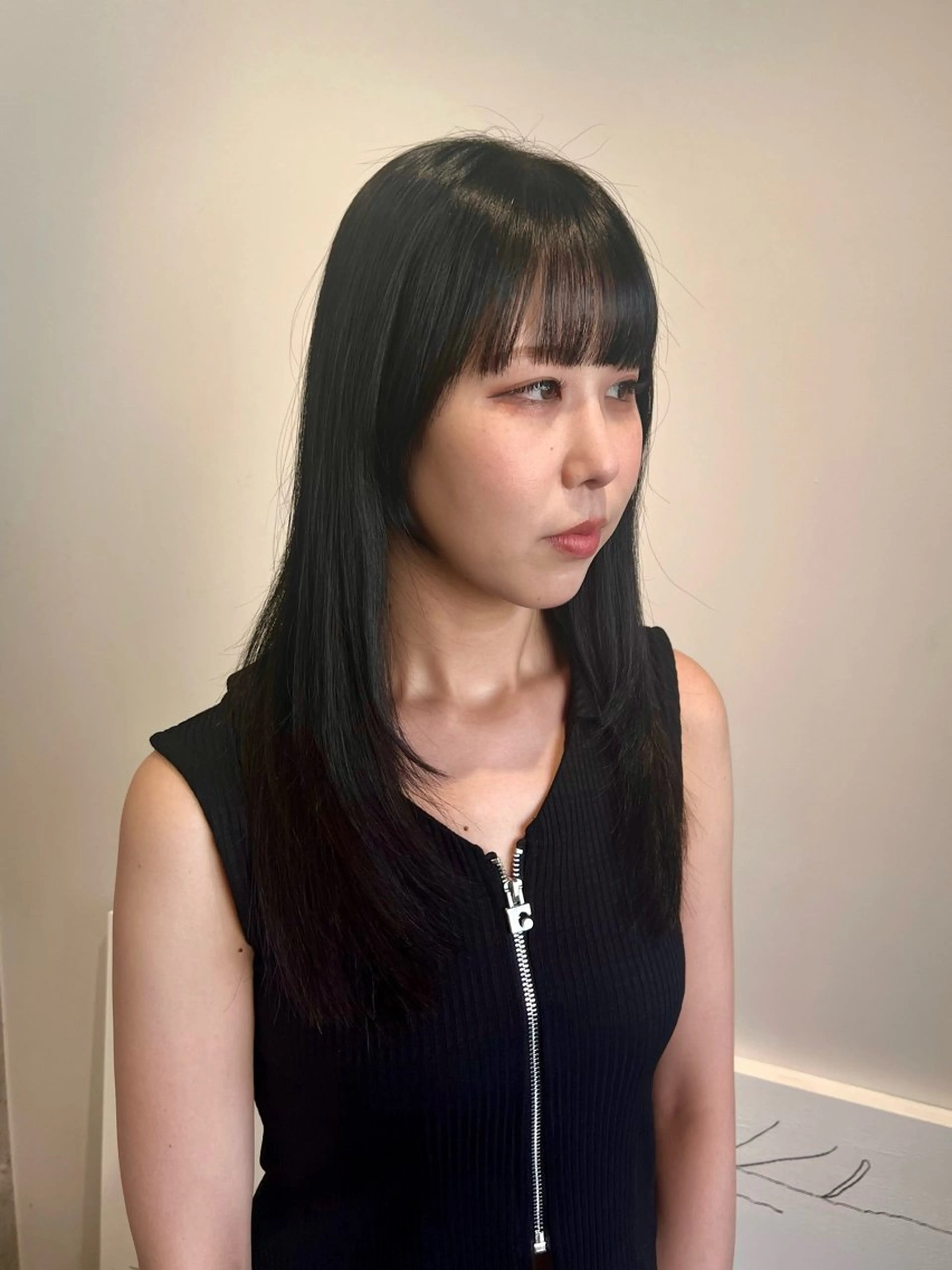 ✨前髪のクセが気になる方にオススメ✨前髪ストレート＋全体カット＋TOKIOトリートメント(3工程)の写真