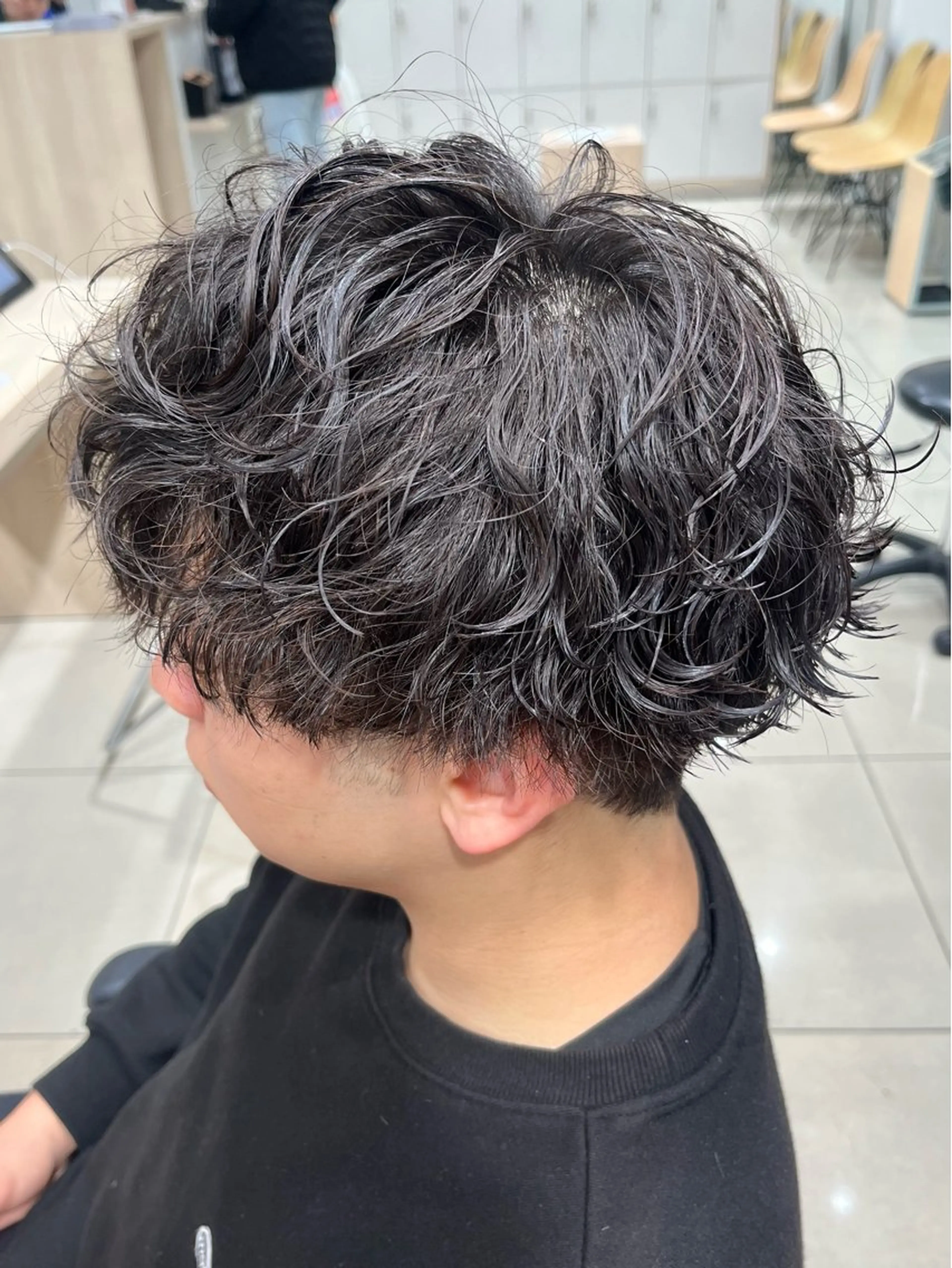 《新規》men'sカット＋パーマ＋ケアトリートメント付き（9:30​〜​17:00）の写真