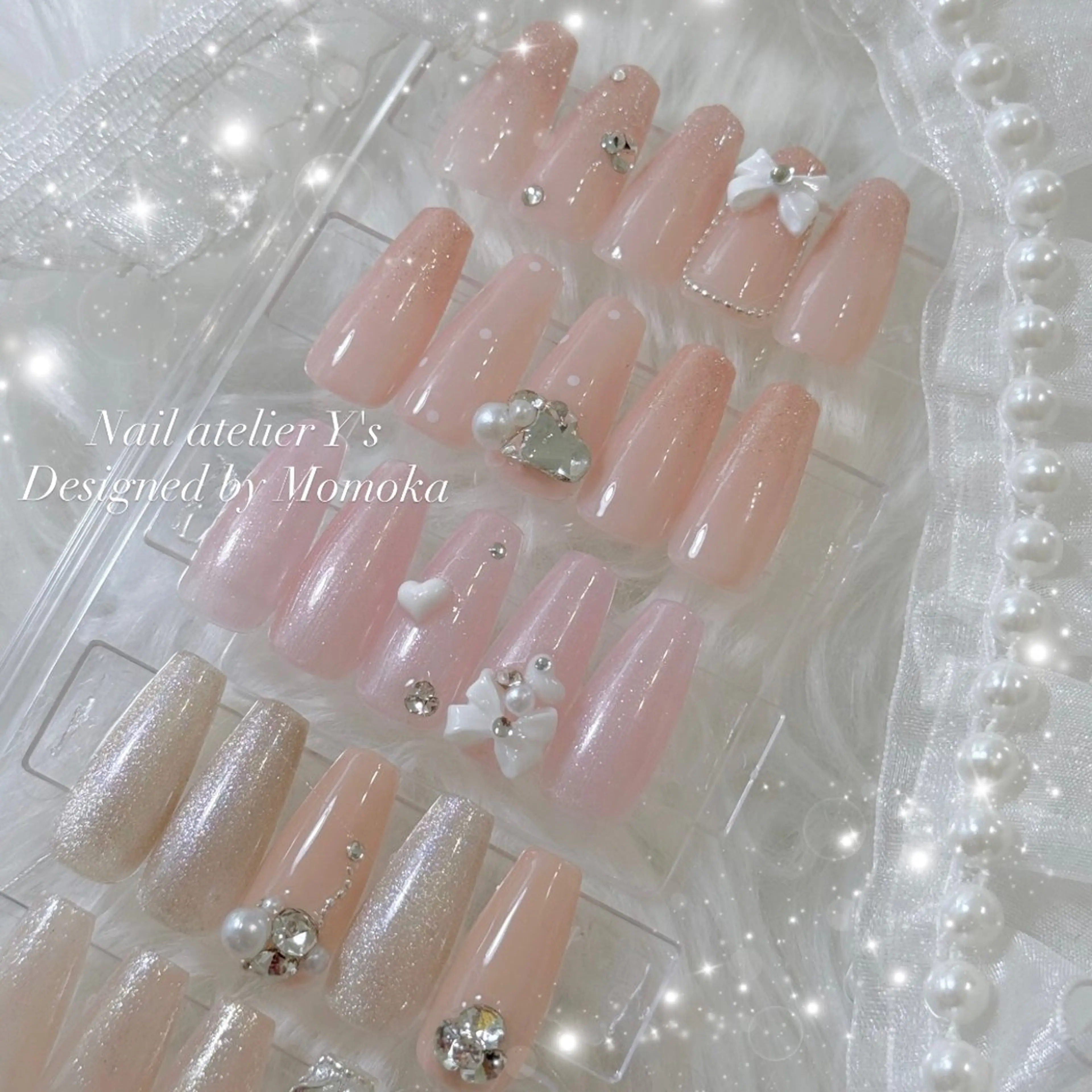 オフあり◯チップアプレ長さ出し＋定額シンプルアートコース(オフ込み)の写真