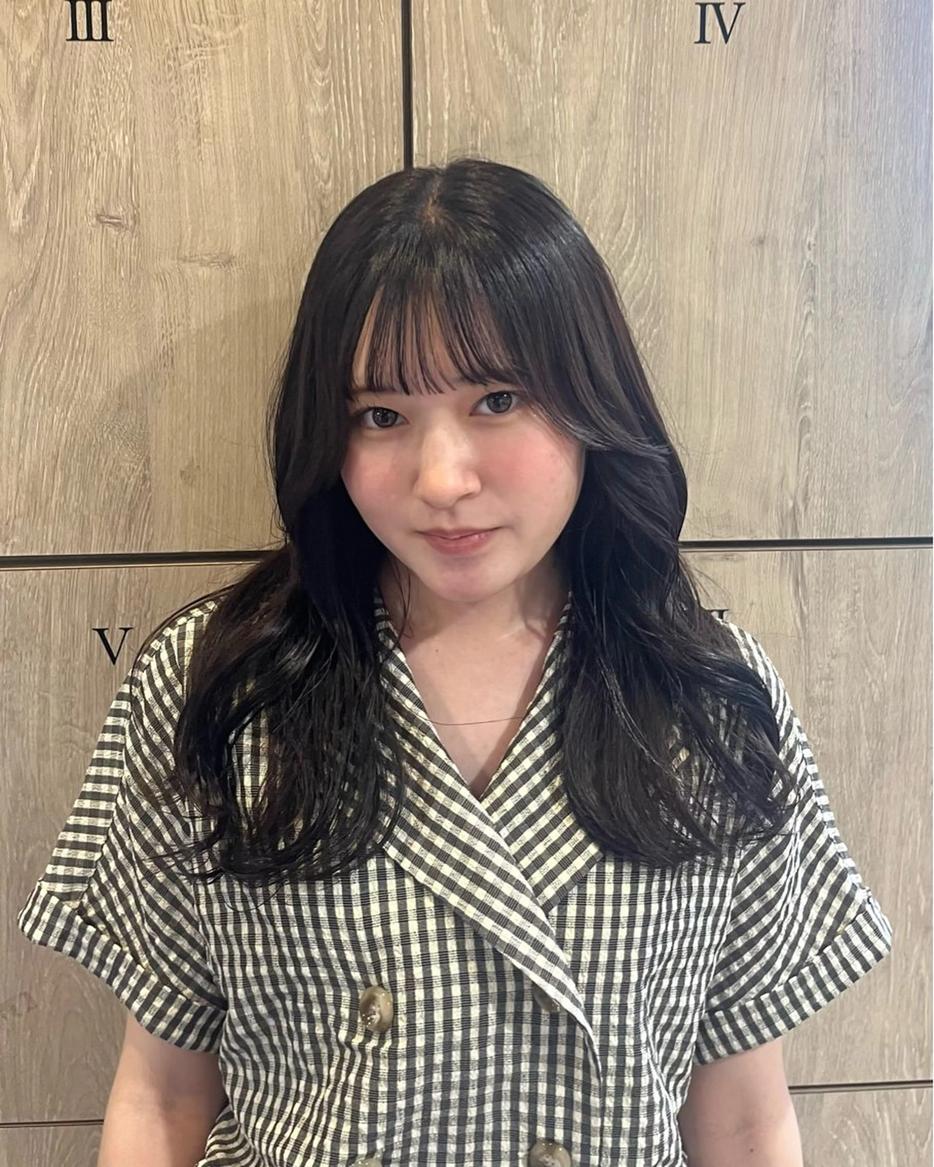 セミロング カラー 顔まわり/オフィス カラー/青栁優🔆のヘアスタイル