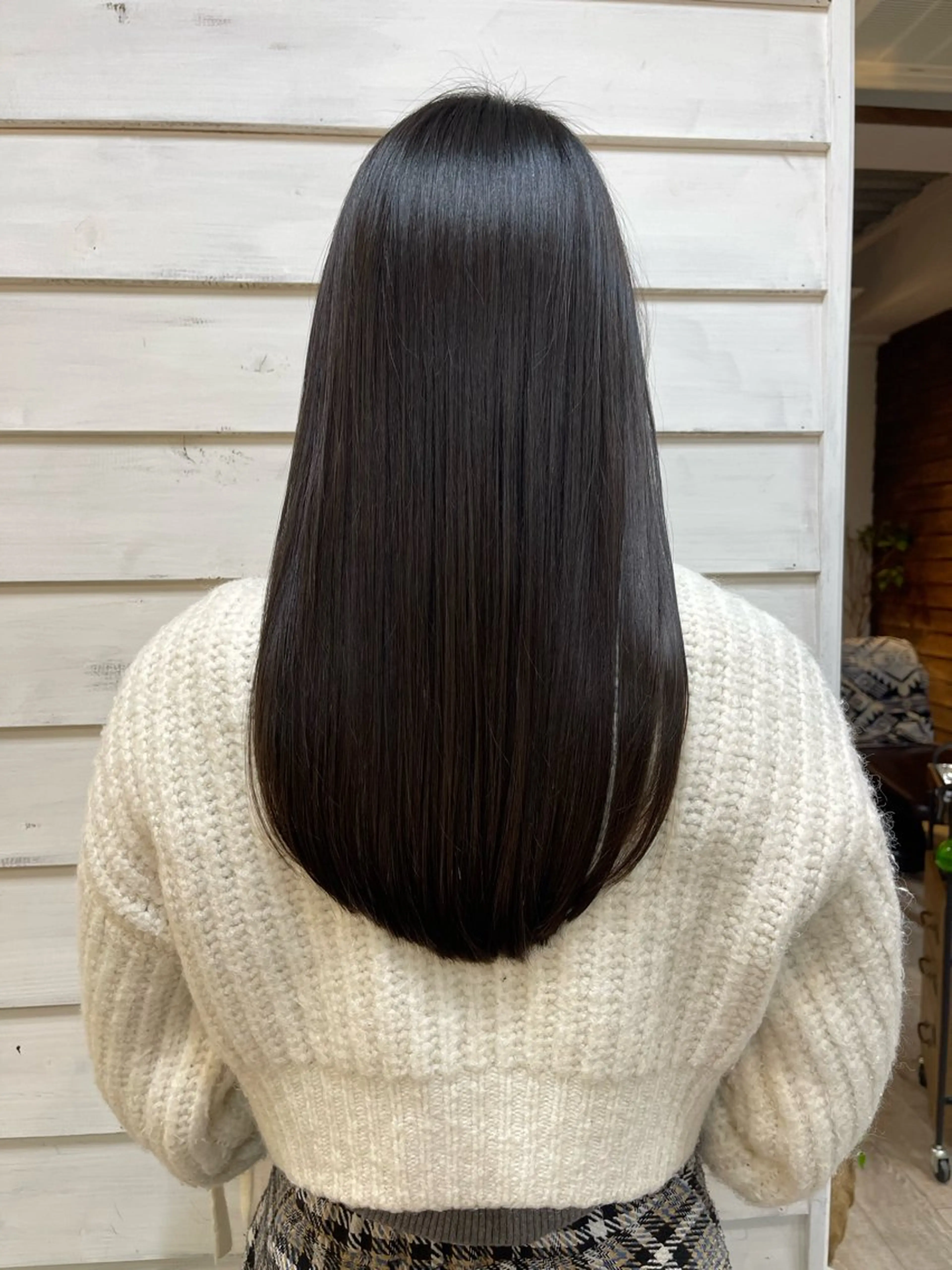 セミロング レイヤーカット カット 寺田 さゆみのヘアスタイル