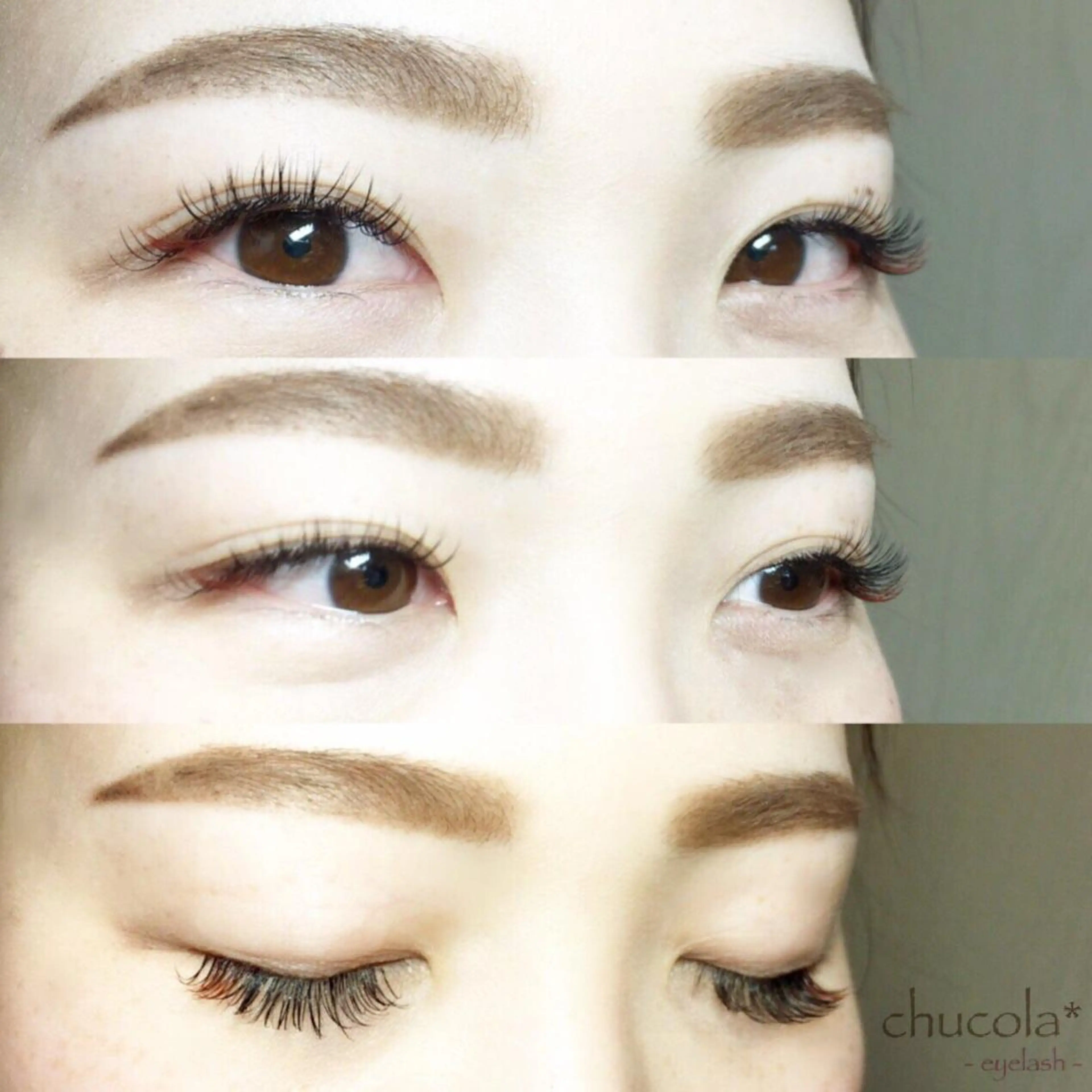 マツエク・マツパ Cカール フラットラッシュ マツエク chucola *のマツエク・マツパデザイン