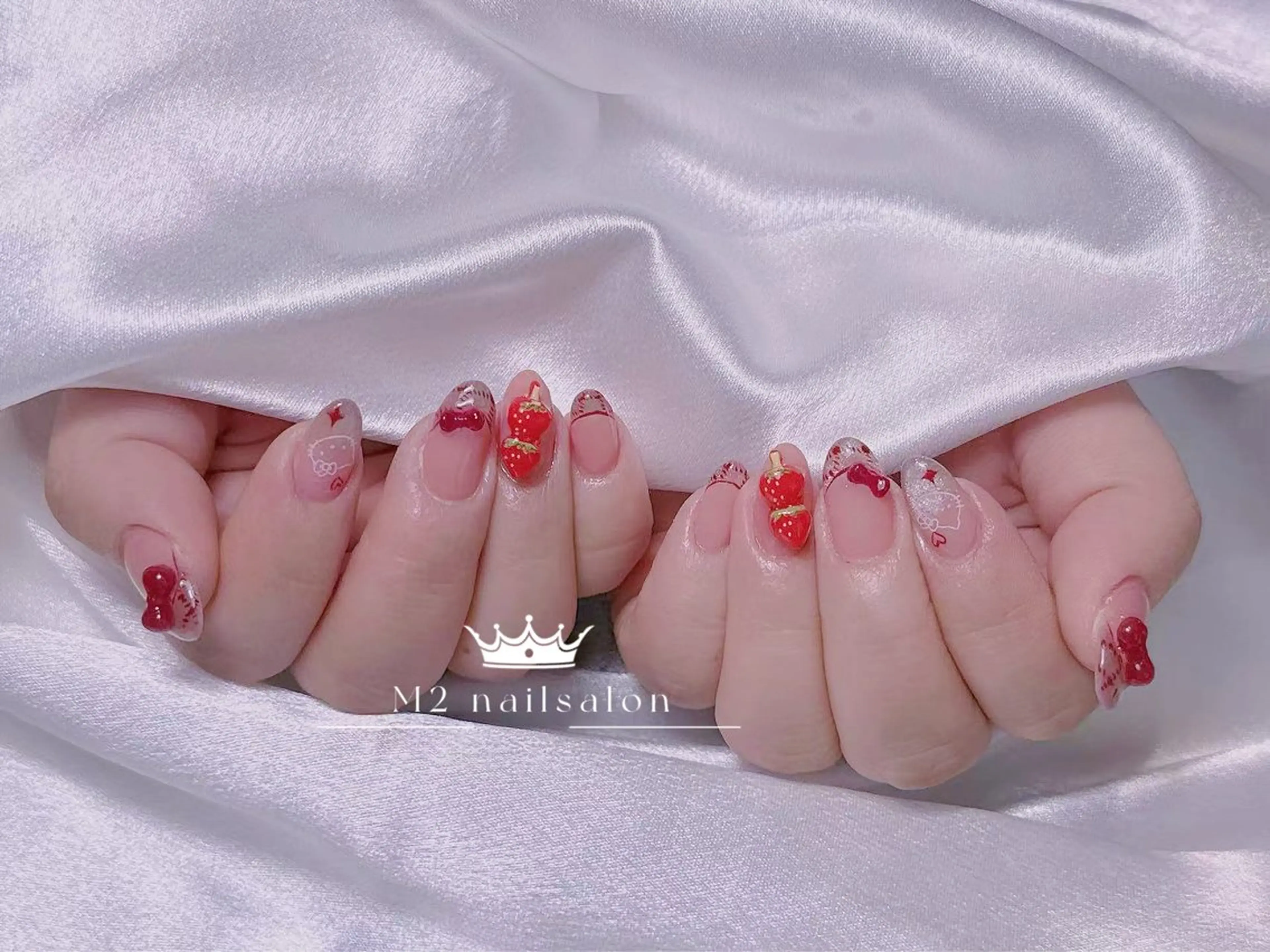 ネイル ハンドネイル 長さだし専門店 M2　rikaのネイルデザイン
